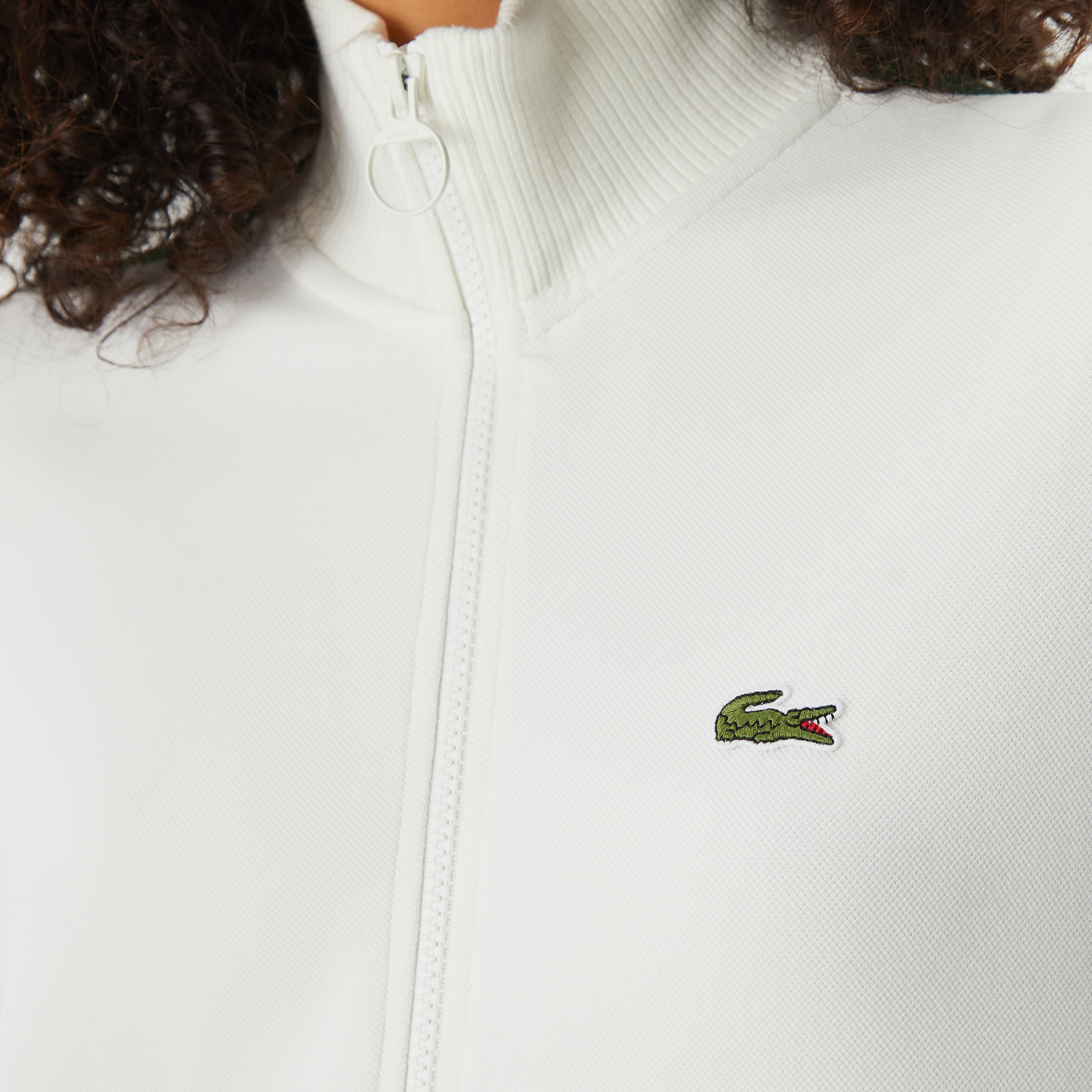Lacoste Kadın Beyaz Sweatshirt