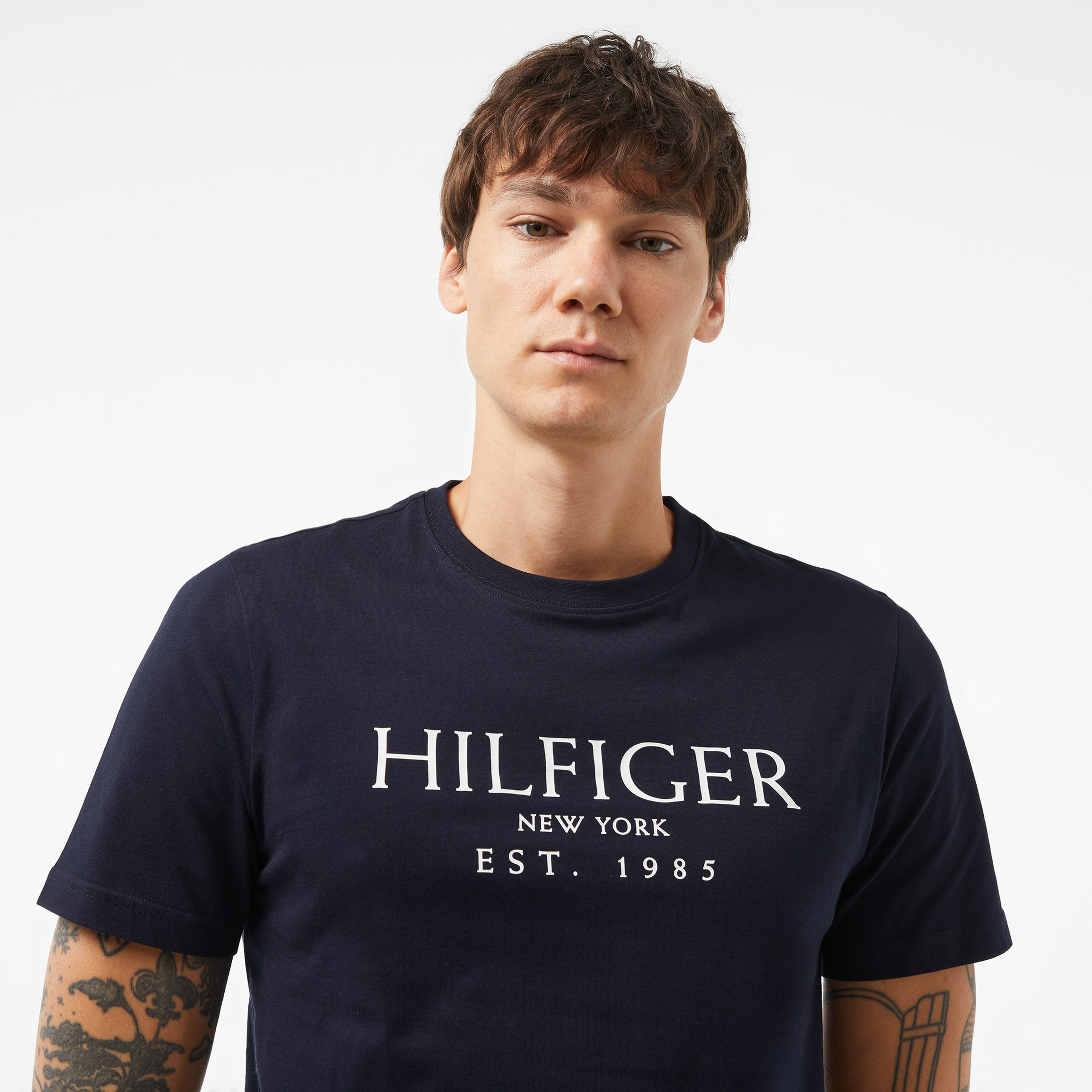 Tommy Hilfiger Portland Hooded Erkek Mavi Rüzgarlık