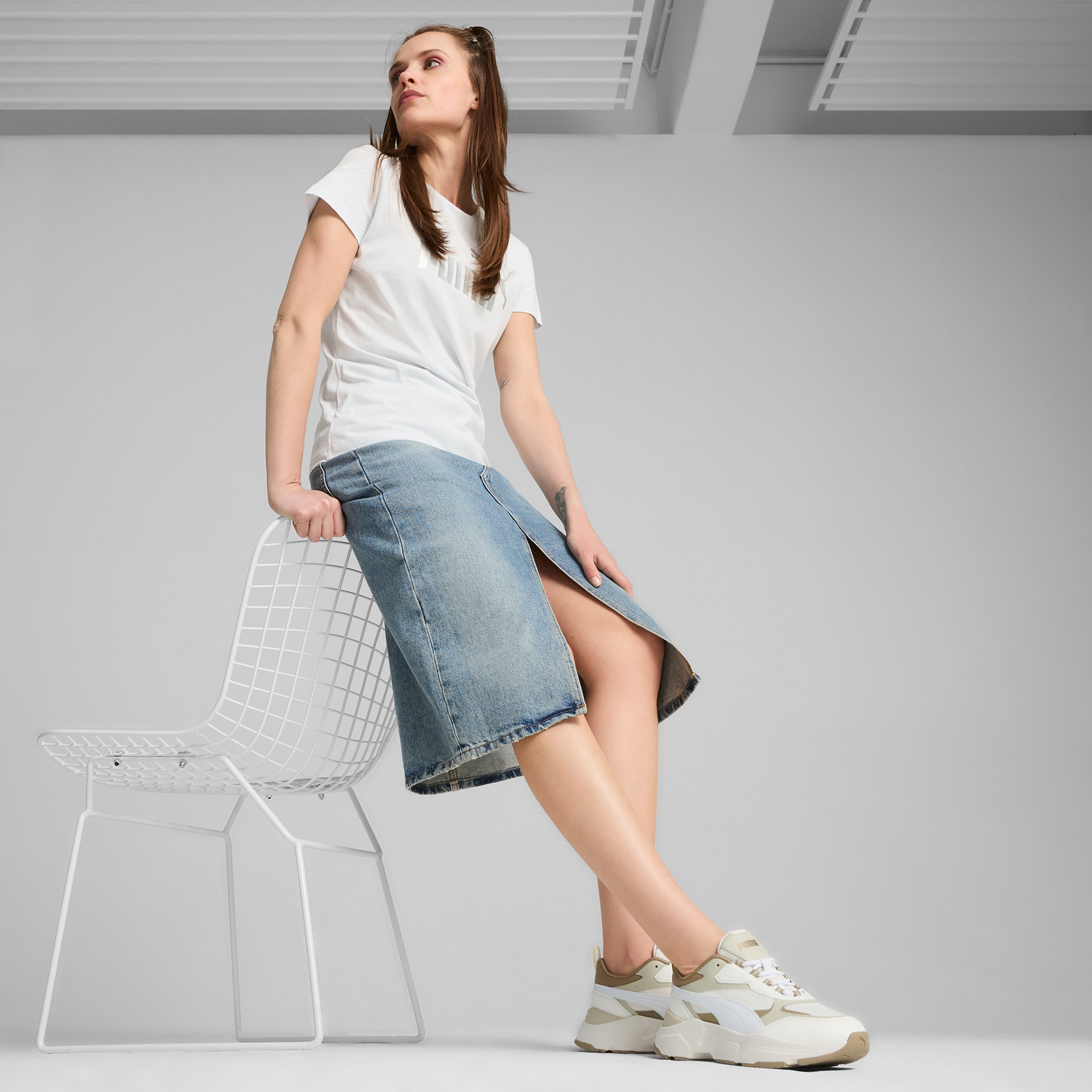 Puma Cassia Kadın Krem Günlük Sneaker