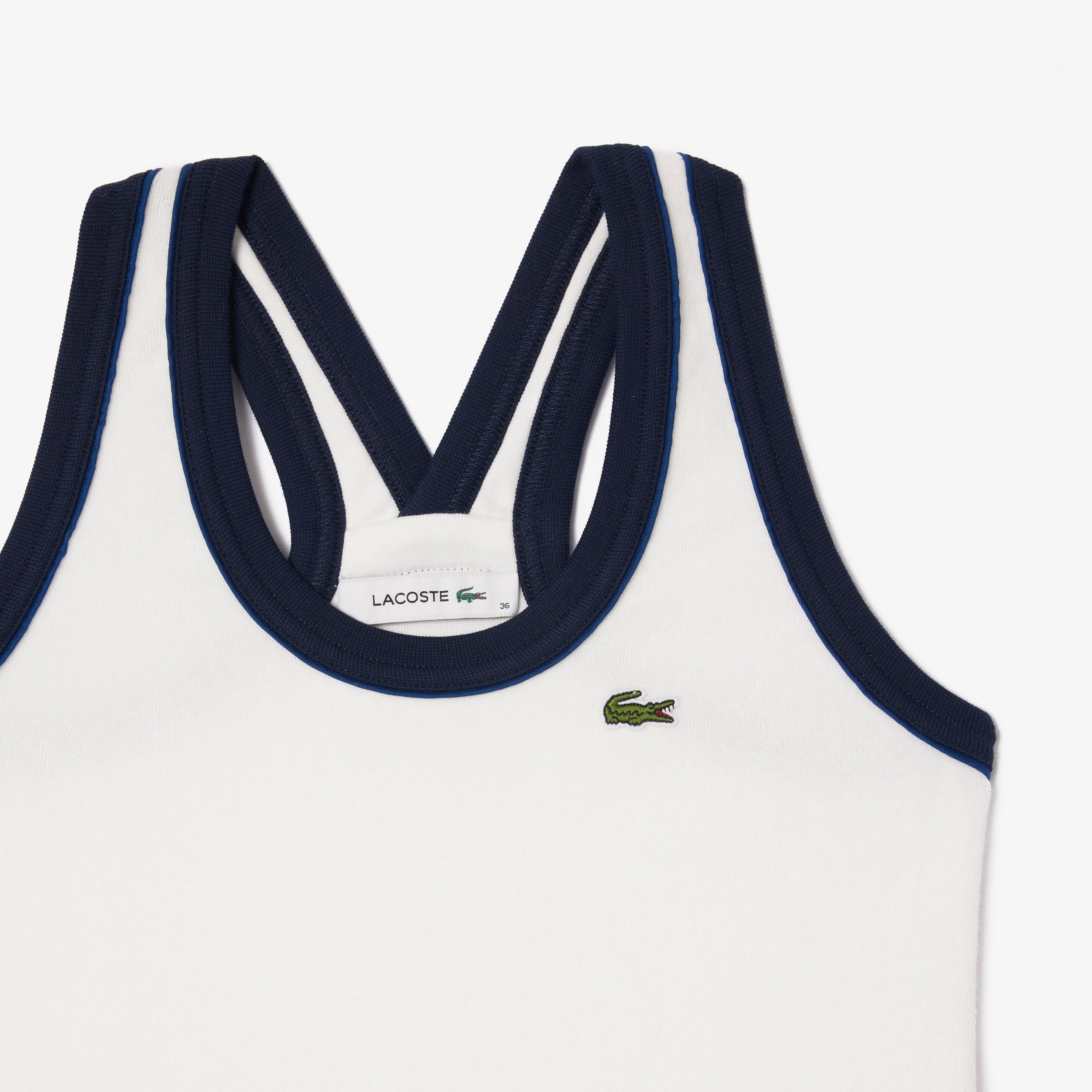 Kadın Flare Fit Askılı Beyaz Elbise