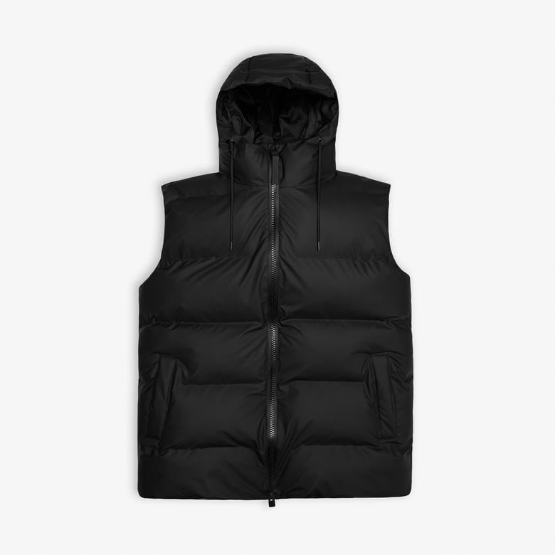 Rains Alta Puffer Vest W3T2 Unisex Siyah Mont