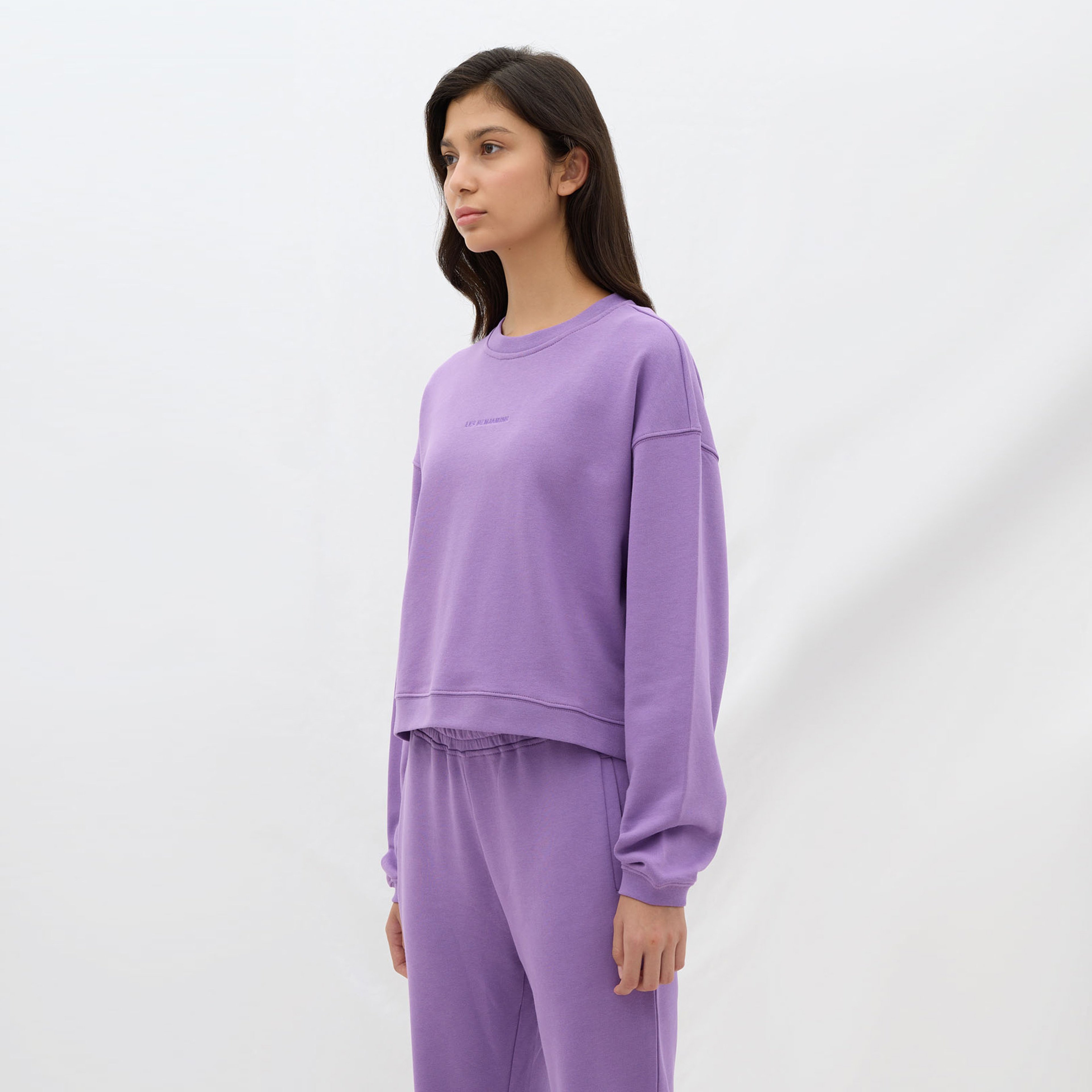 Les Benjamins Essential Kadın Mor Sweatshirt