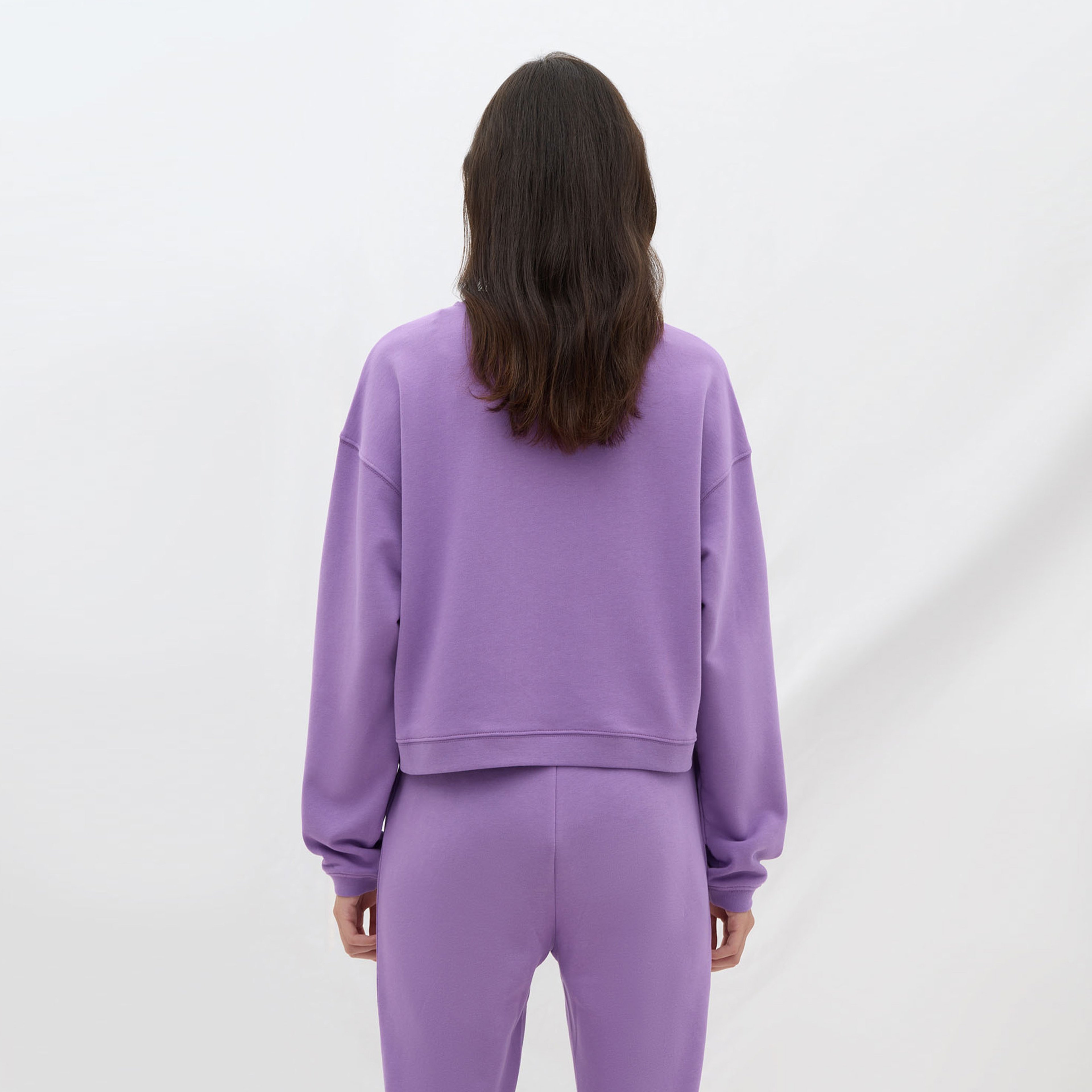 Les Benjamins Essential Kadın Mor Sweatshirt