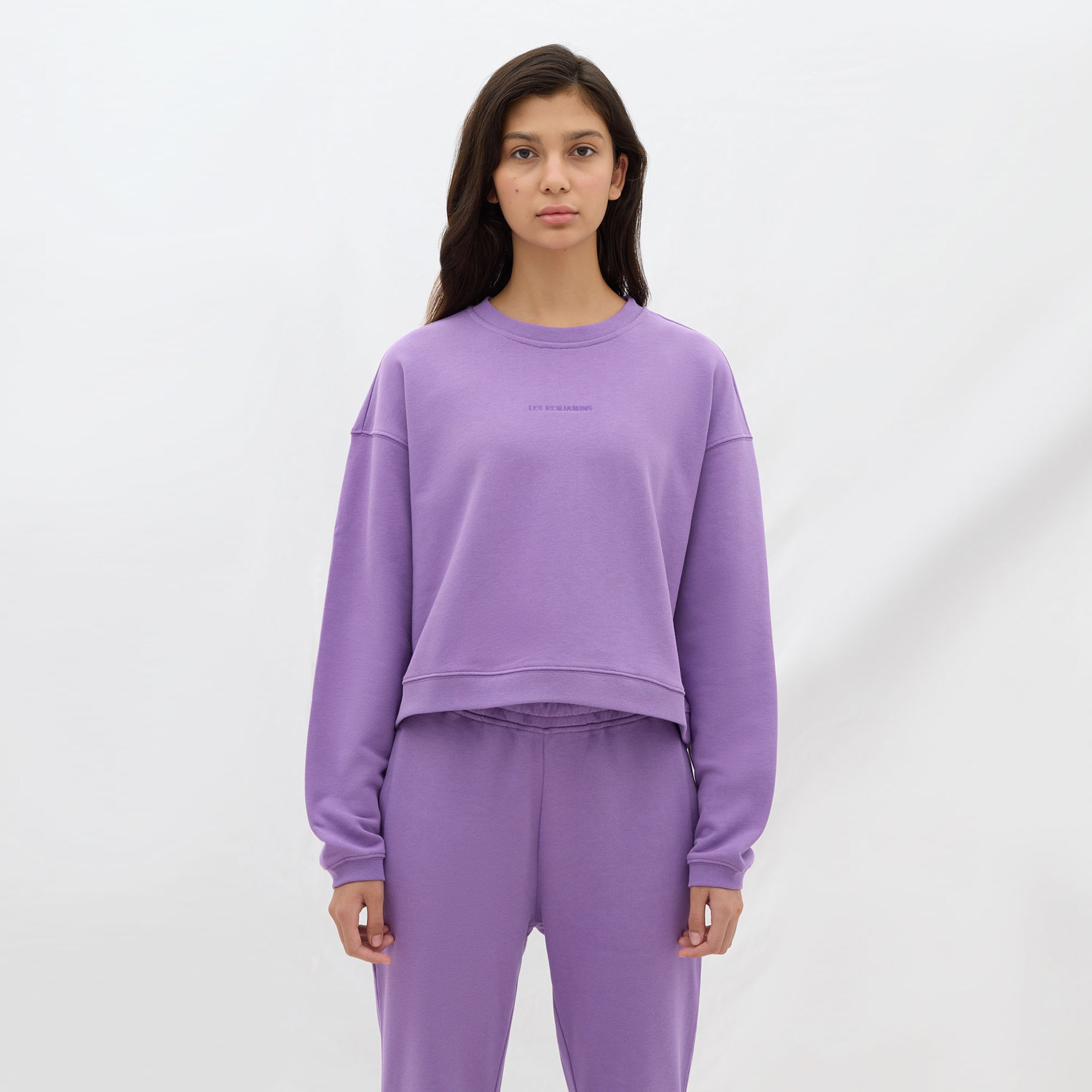 Les Benjamins Essential Kadın Mor Sweatshirt