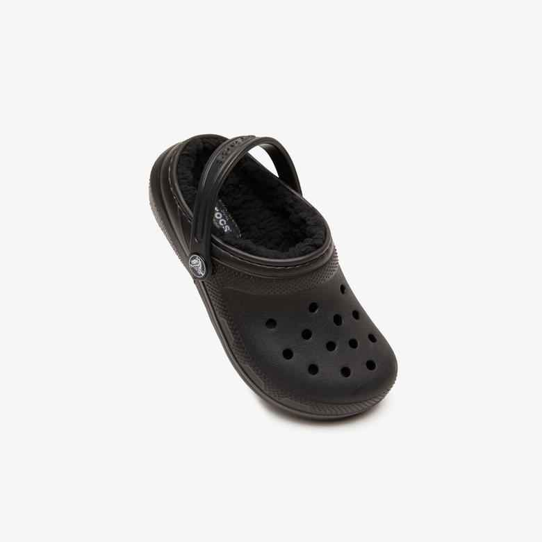 Crocs Classic Lined Clog Çocuk Siyah Terlik