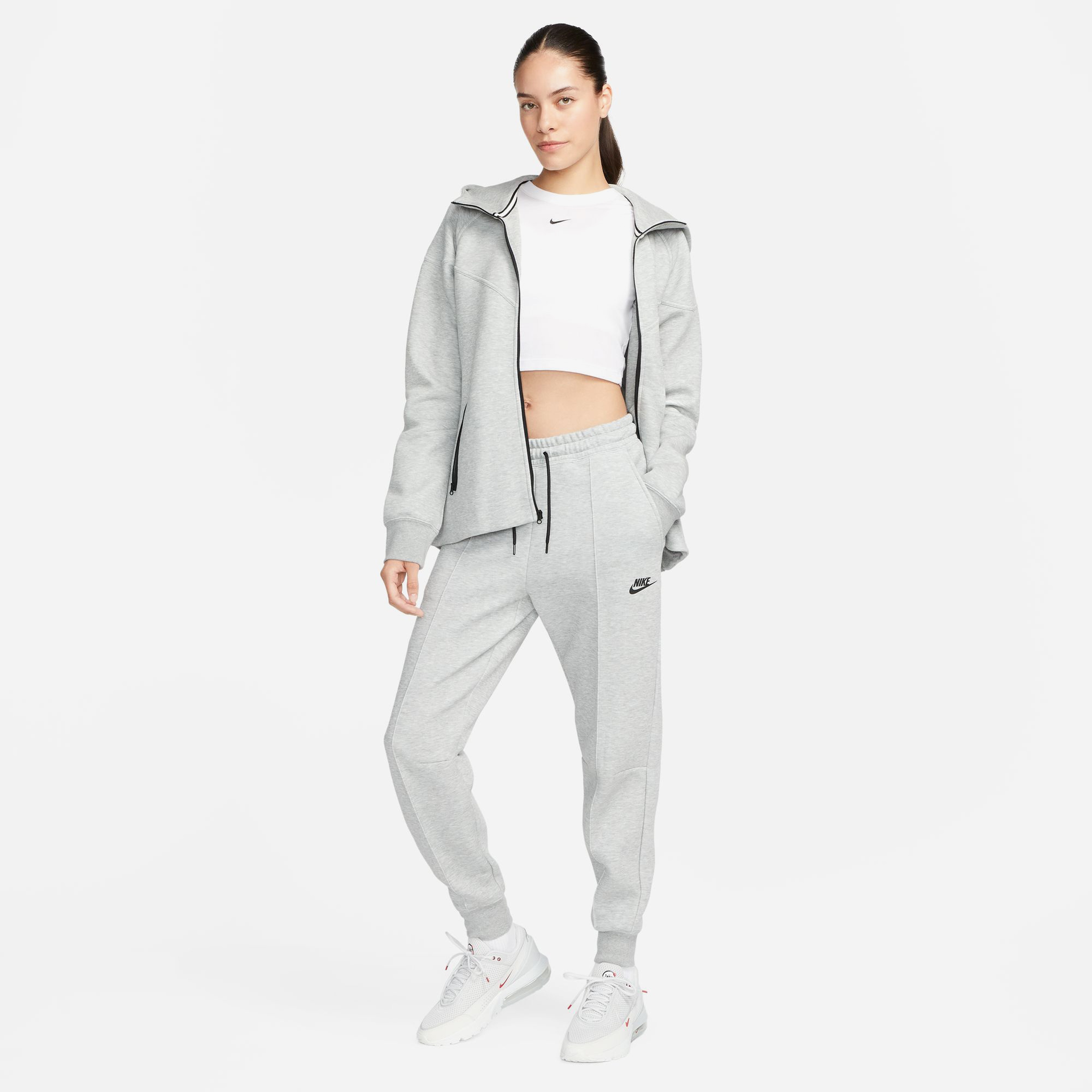 Nike Sportswear Tech Fleece Mr Jogger Kadın Gri Eşofman Altı