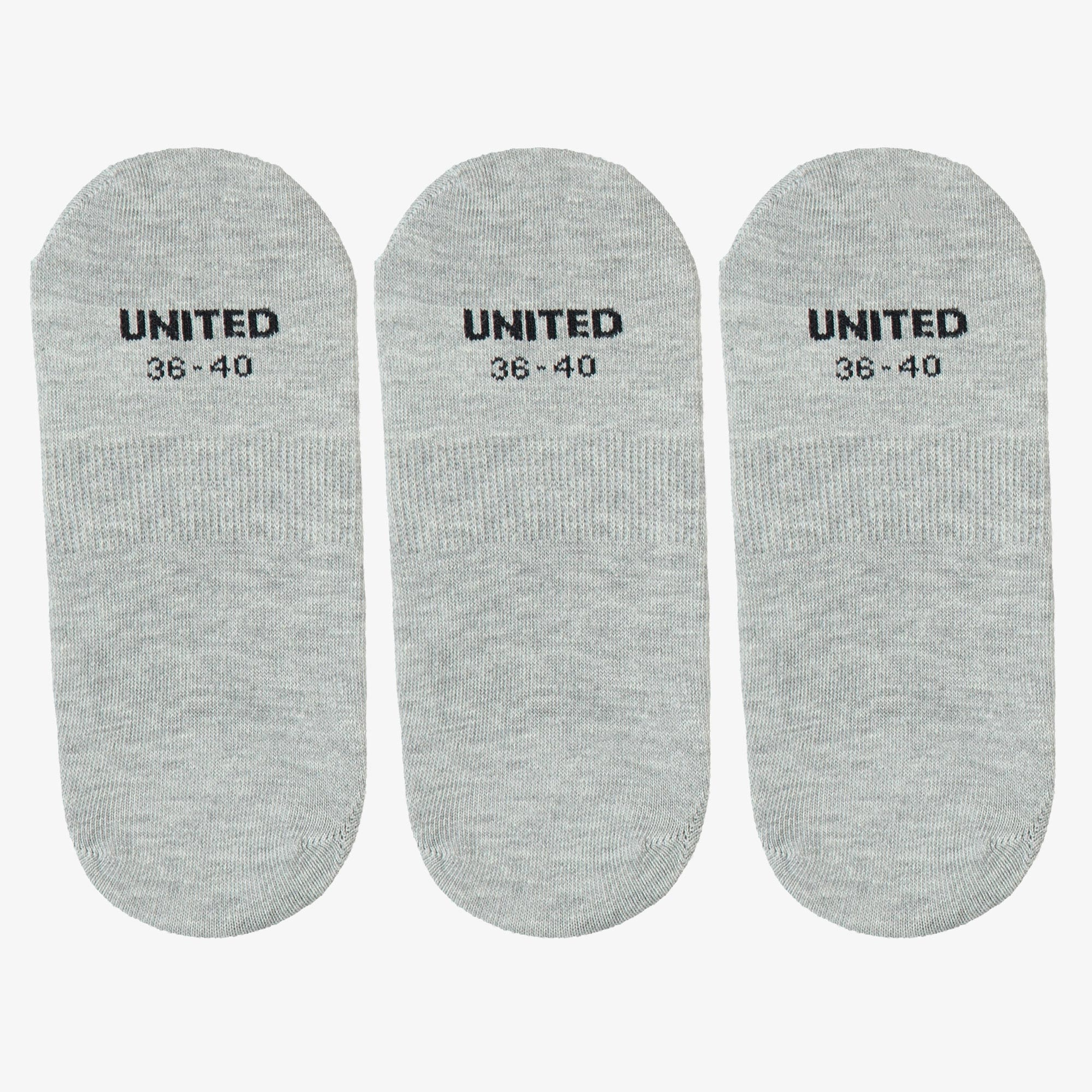 UNITED4 Kadın Gri 3'lü Çorap