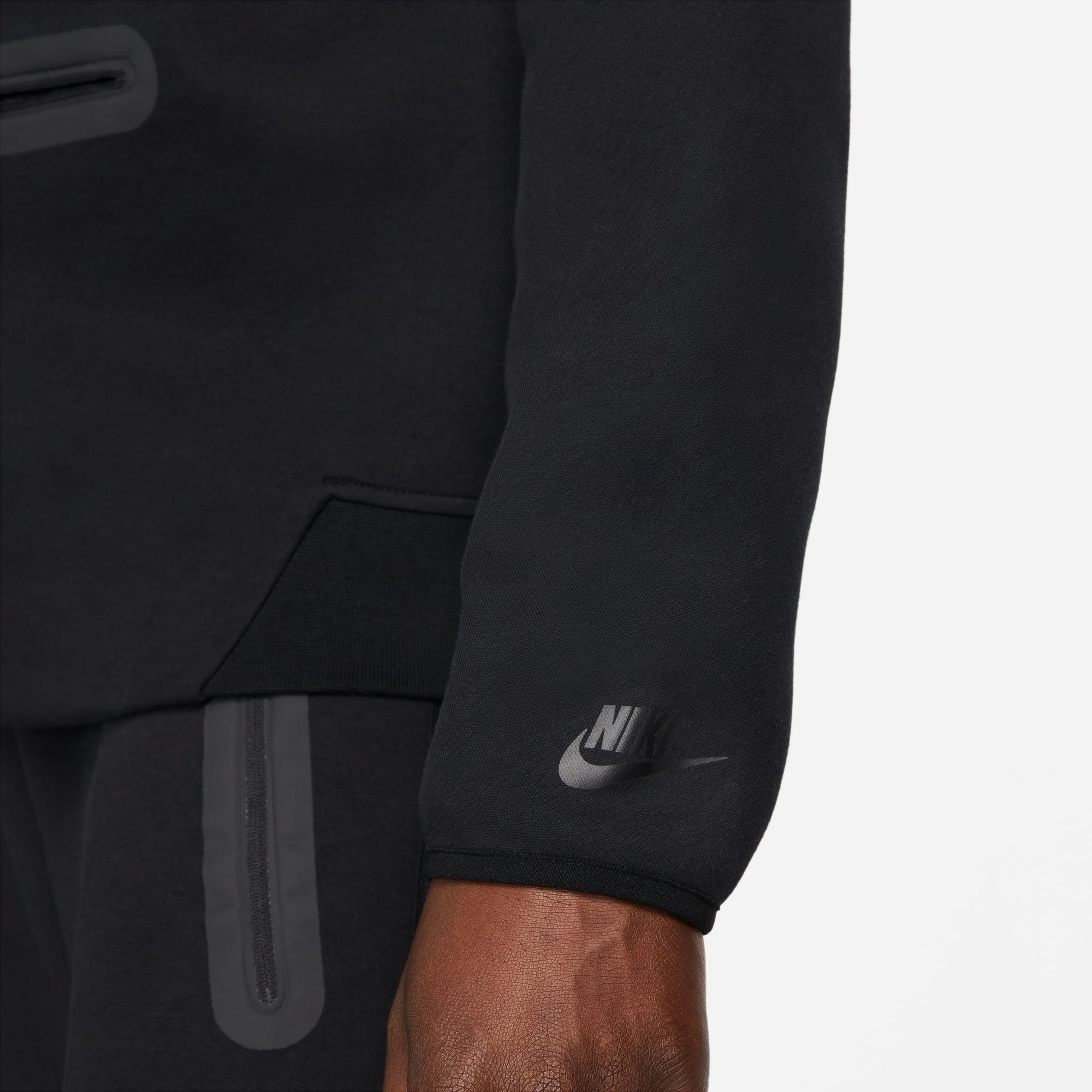Nike Tech Fleece Top Erkek Siyah Sweatshirt