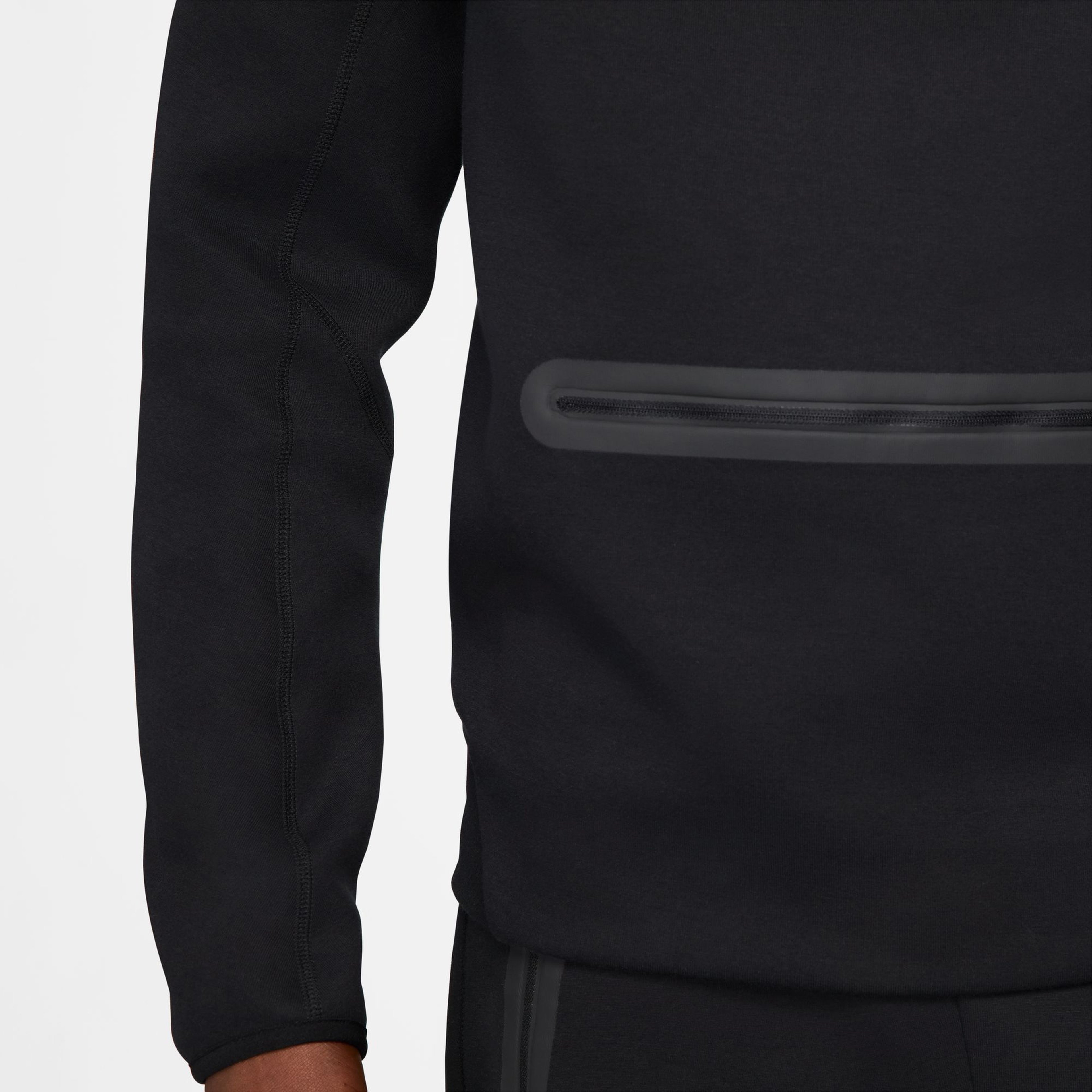 Nike Tech Fleece Top Erkek Siyah Sweatshirt
