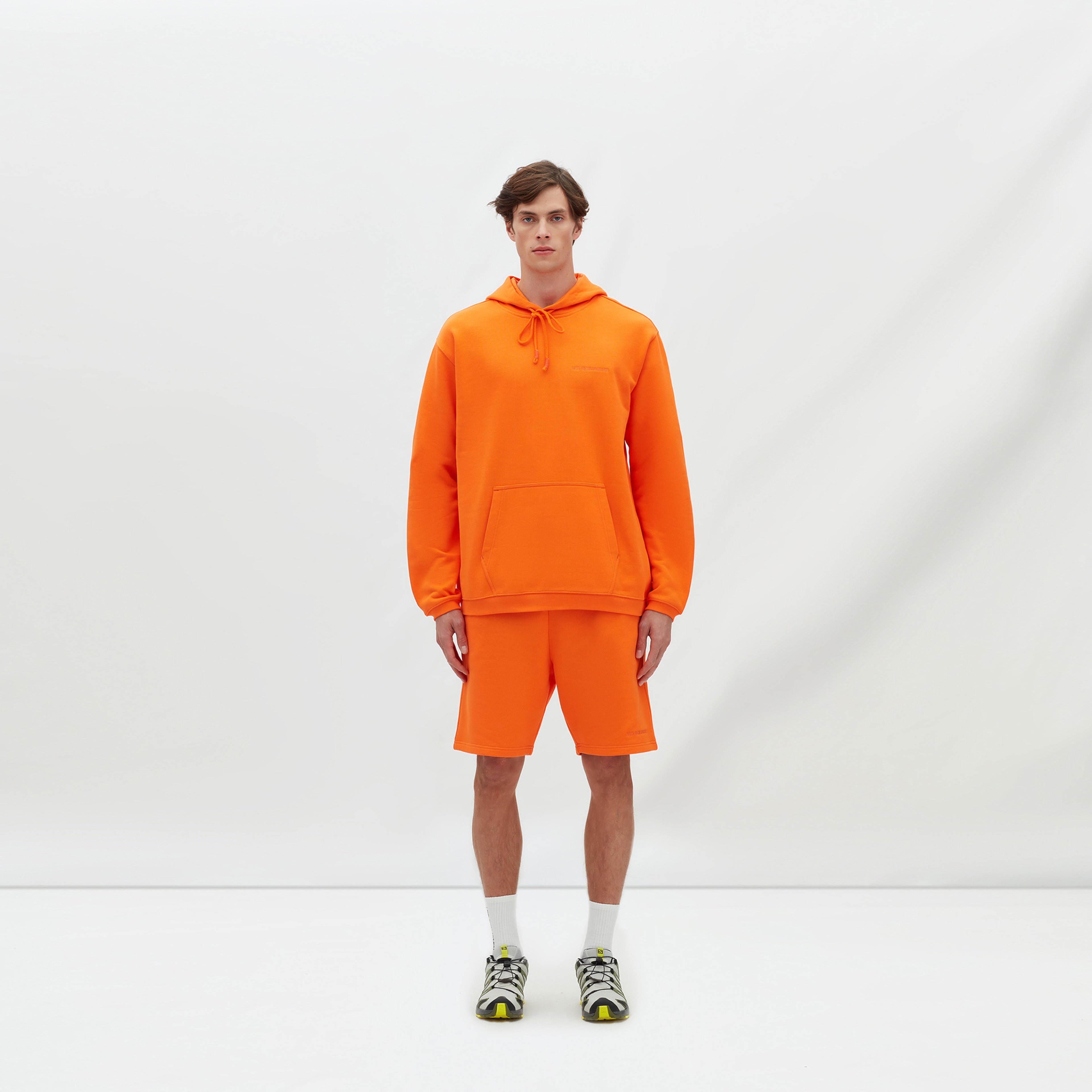 Les Benjamins Essentials Erkek Turuncu Hoodie