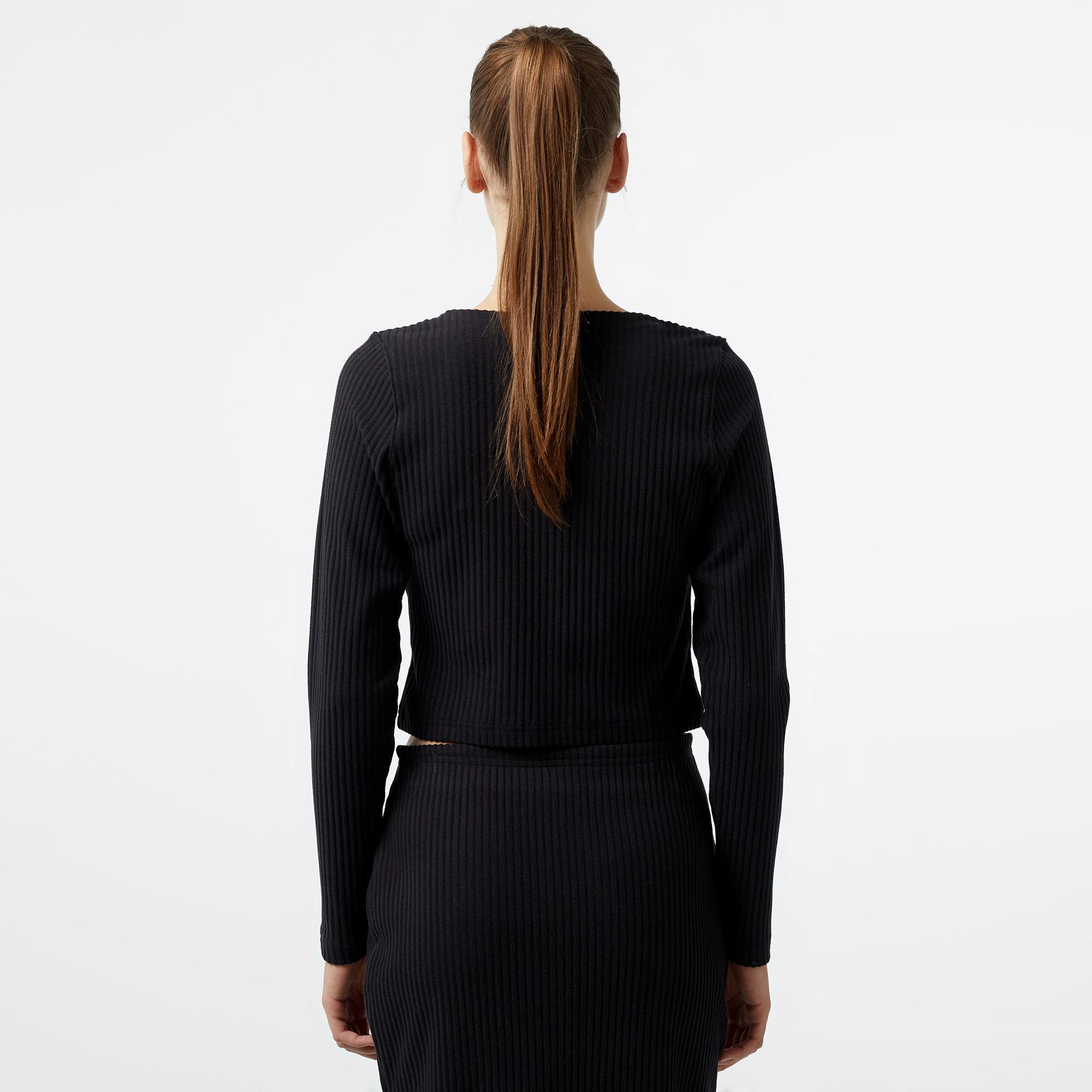 Nike Sportswear Chill Knit Kadın Siyah Eşofman Üstü