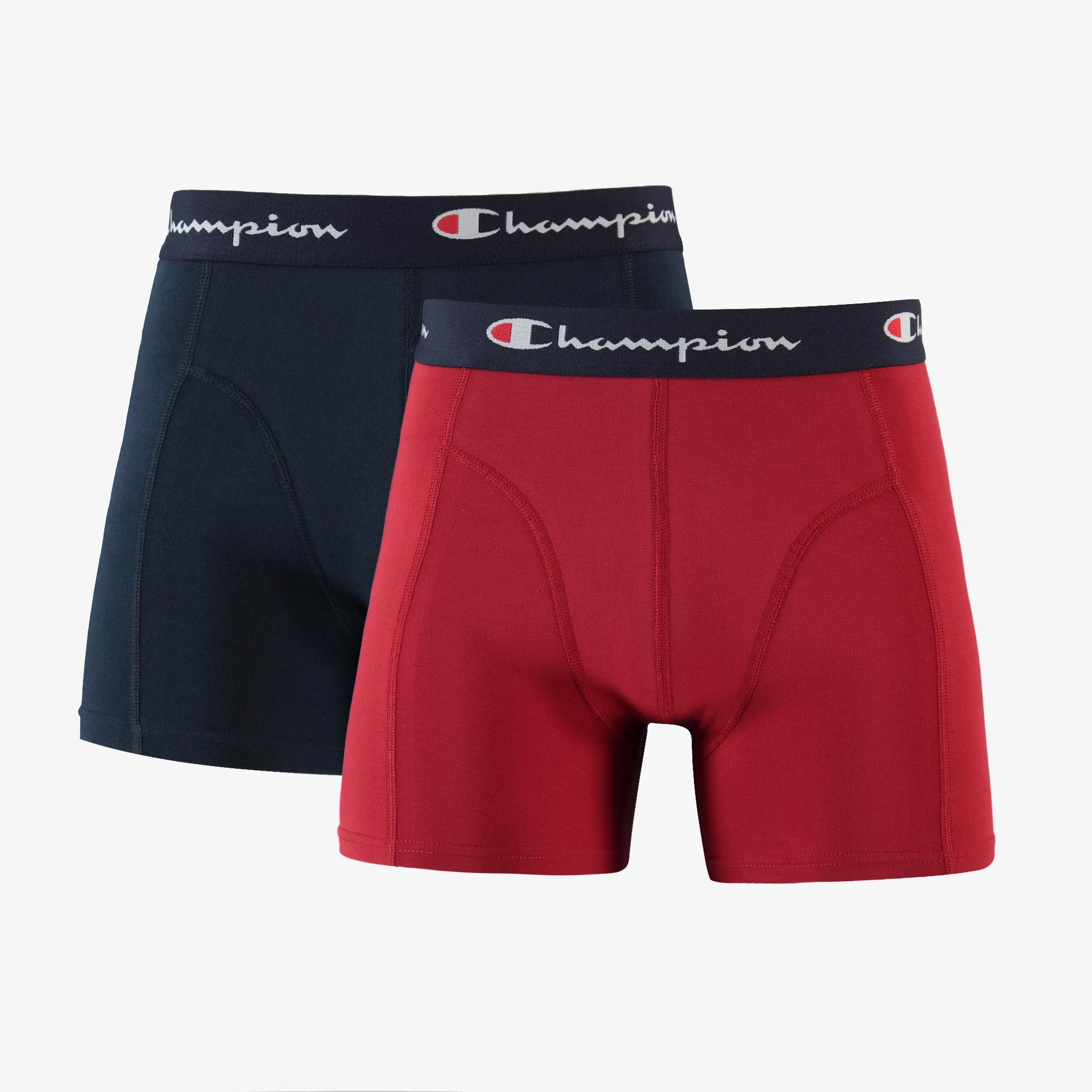 Champion Classic Erkek Kırmızı/Lacivert 2'li Boxer