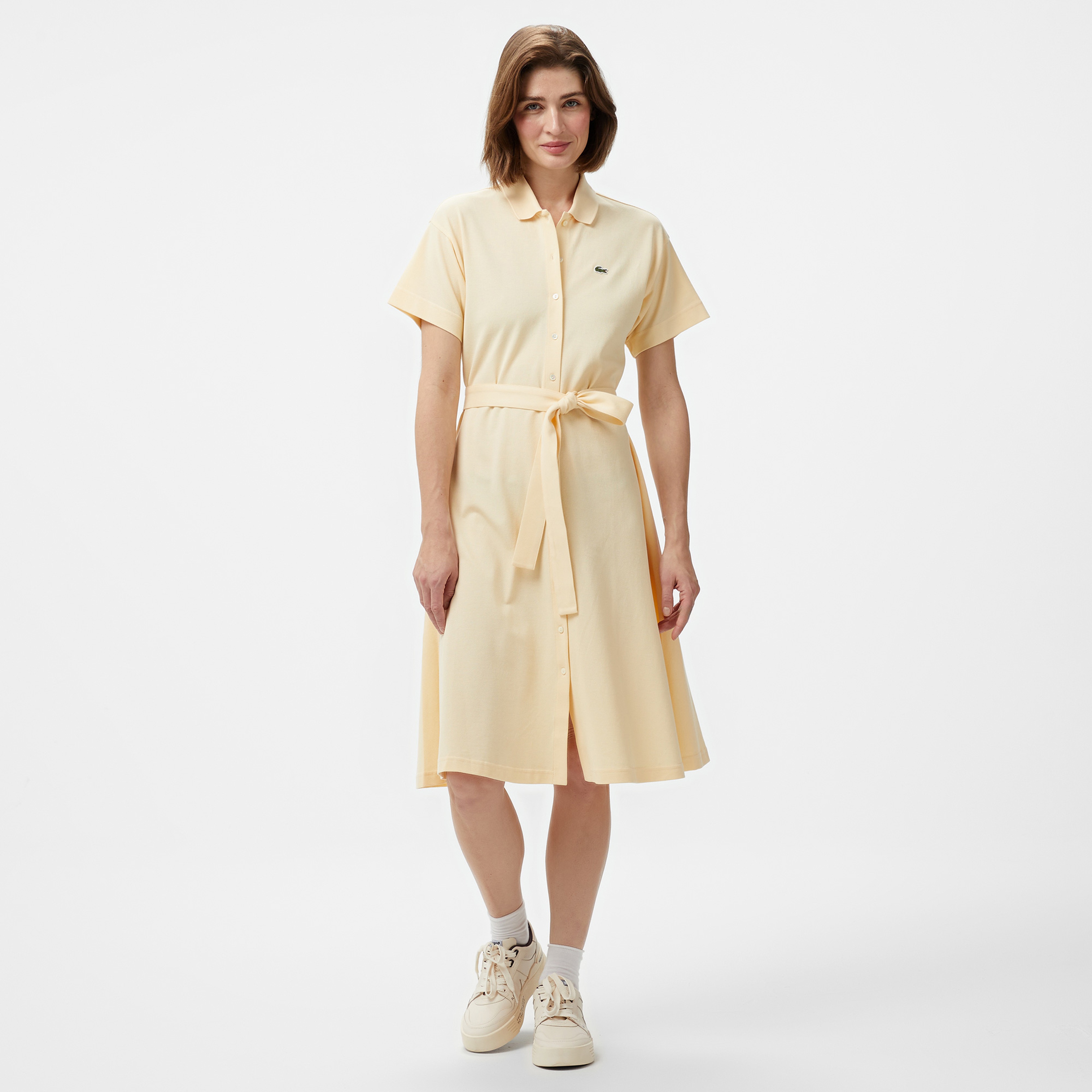 Lacoste Kadın Sarı Elbıse