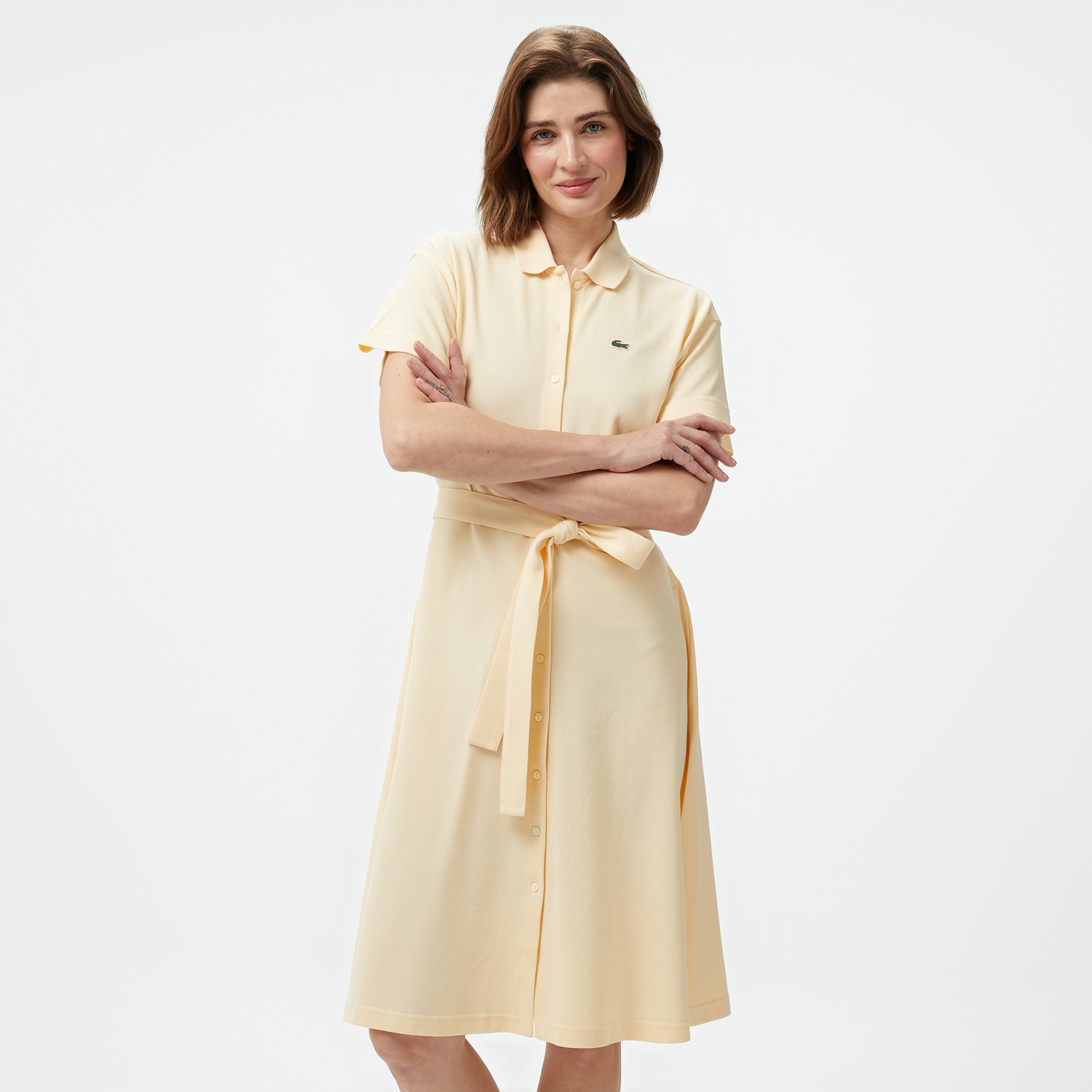 Lacoste Kadın Sarı Elbıse