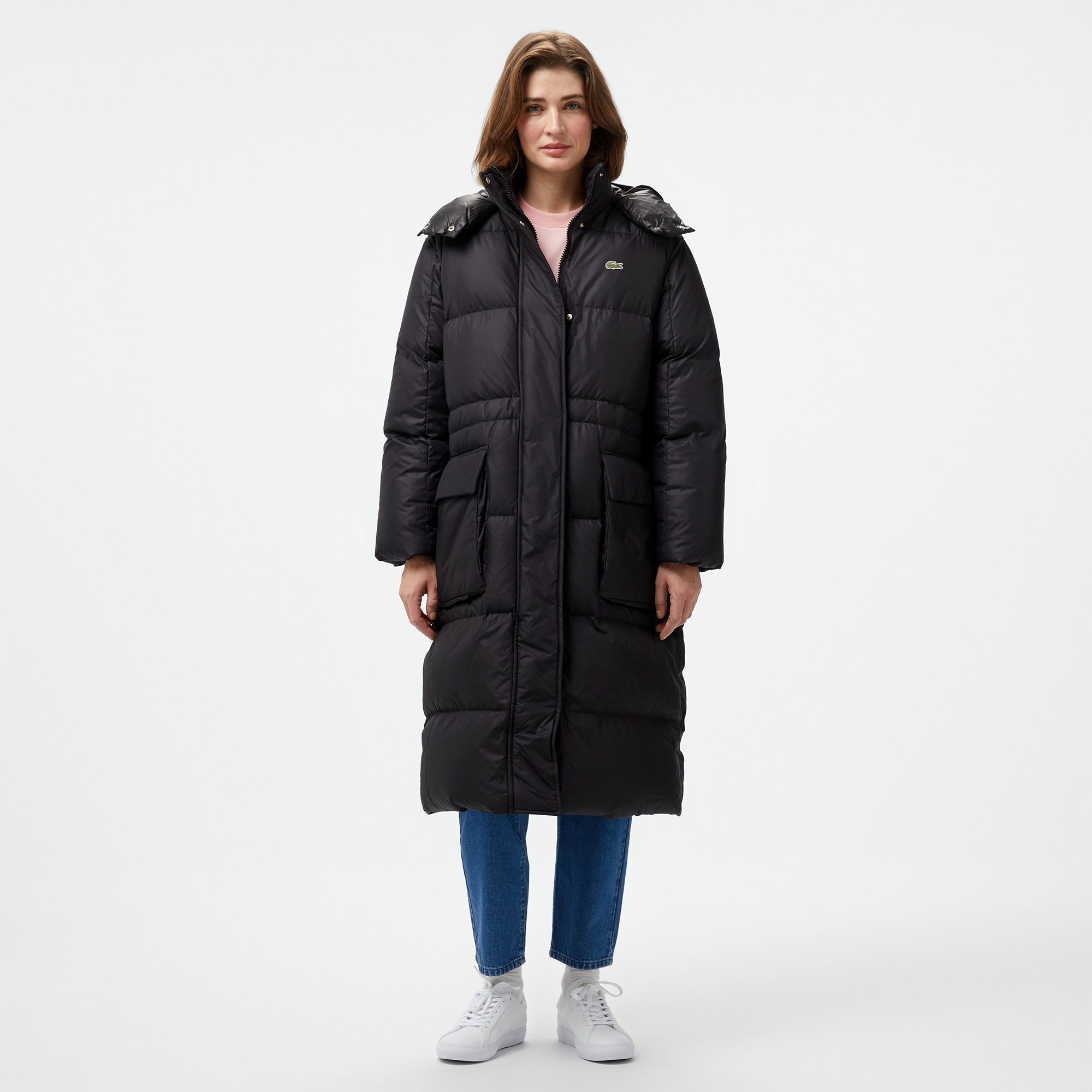 Lacoste Long Oversized Adjustable Waist Down Jacket34BF0741| Occasion