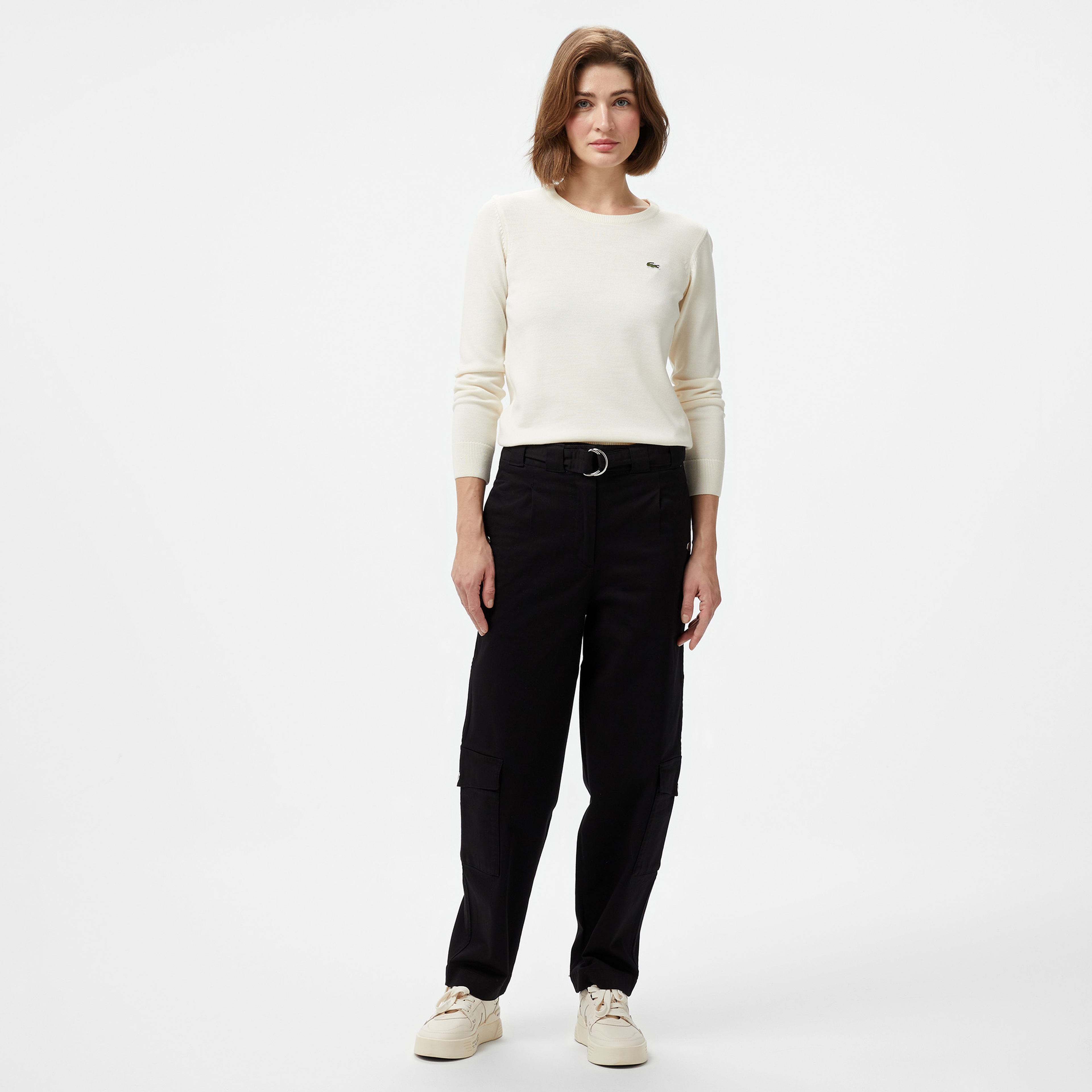 Lacoste Stretch Cotton Gabardine Cargo Pants