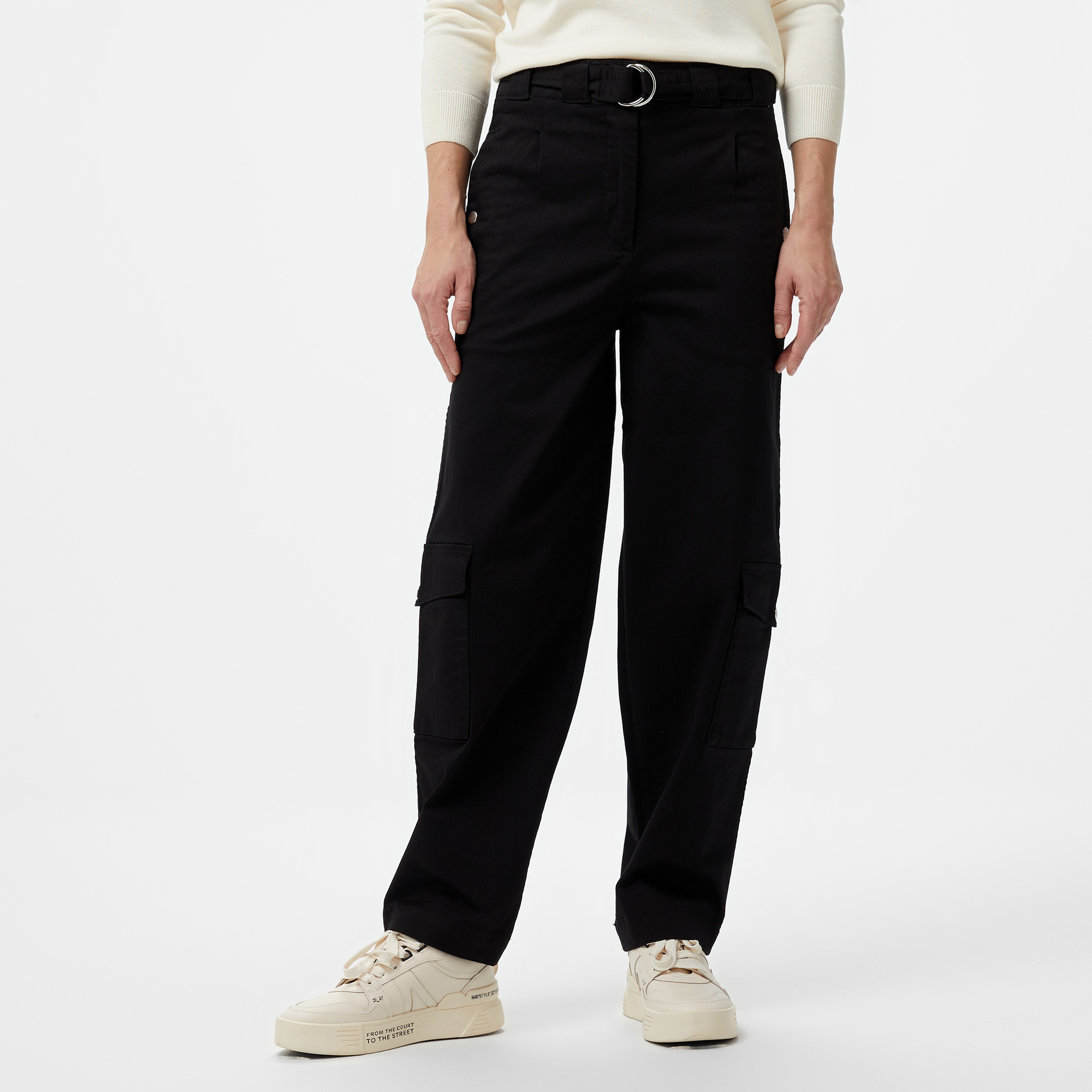 Lacoste Stretch Cotton Gabardine Cargo Pants