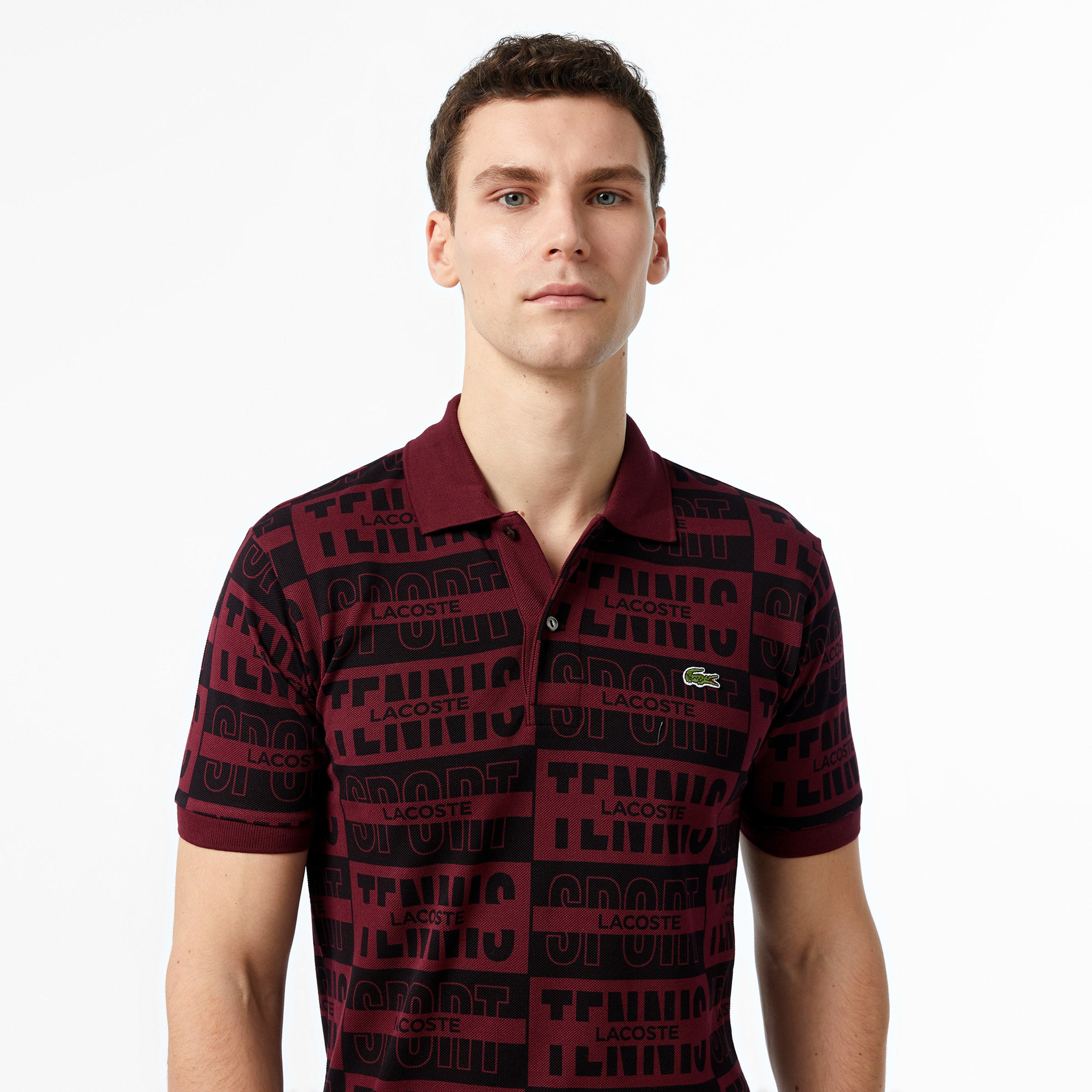 Lacoste Original L.12.12 Bordo Erkek Polo T-shirt