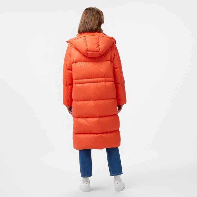 Lacoste Long Oversized Adjustable Waist Down Jacket