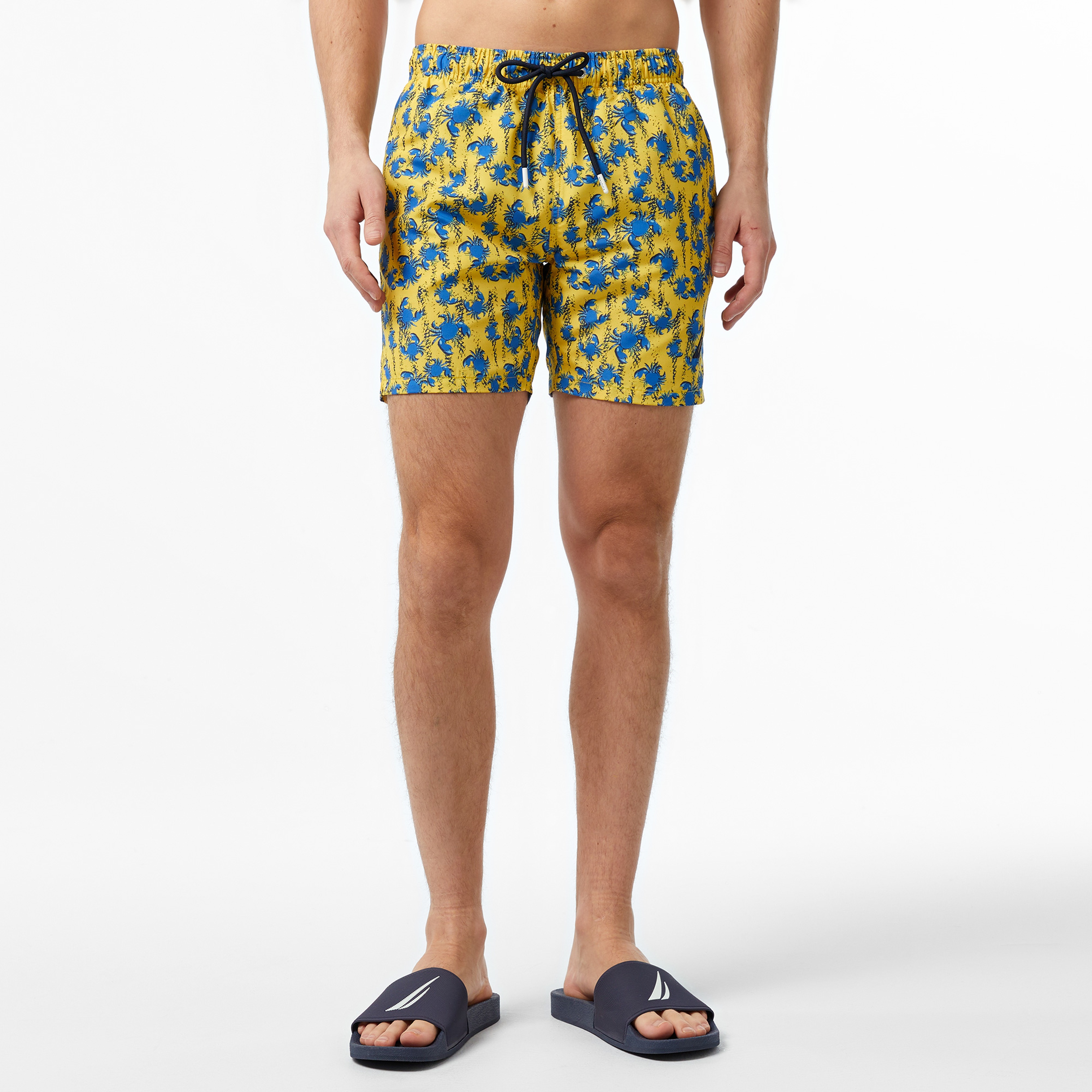 NAUTICA ERKEK SARI STANDART FIT ŞORT MAYO