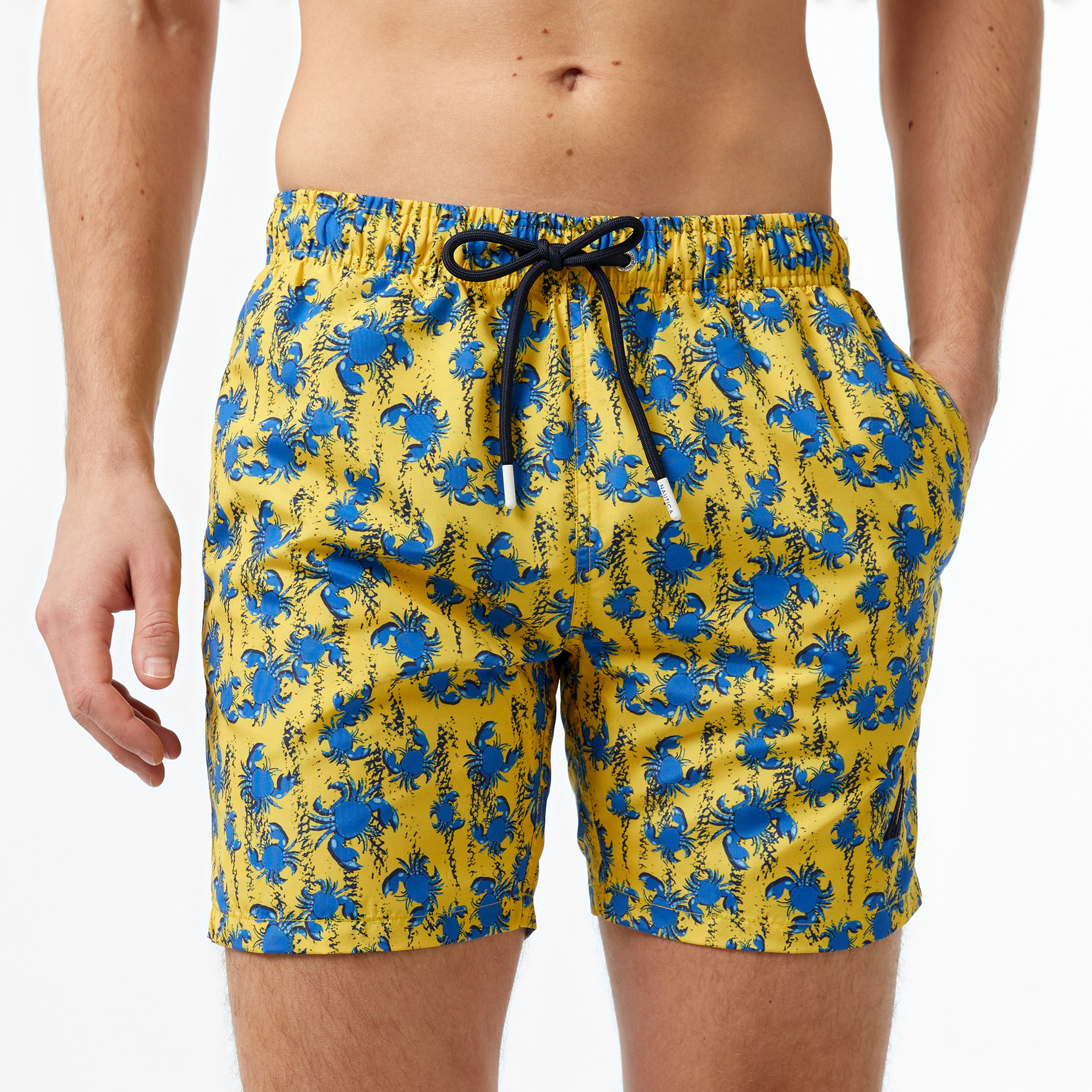 NAUTICA ERKEK SARI STANDART FIT ŞORT MAYO