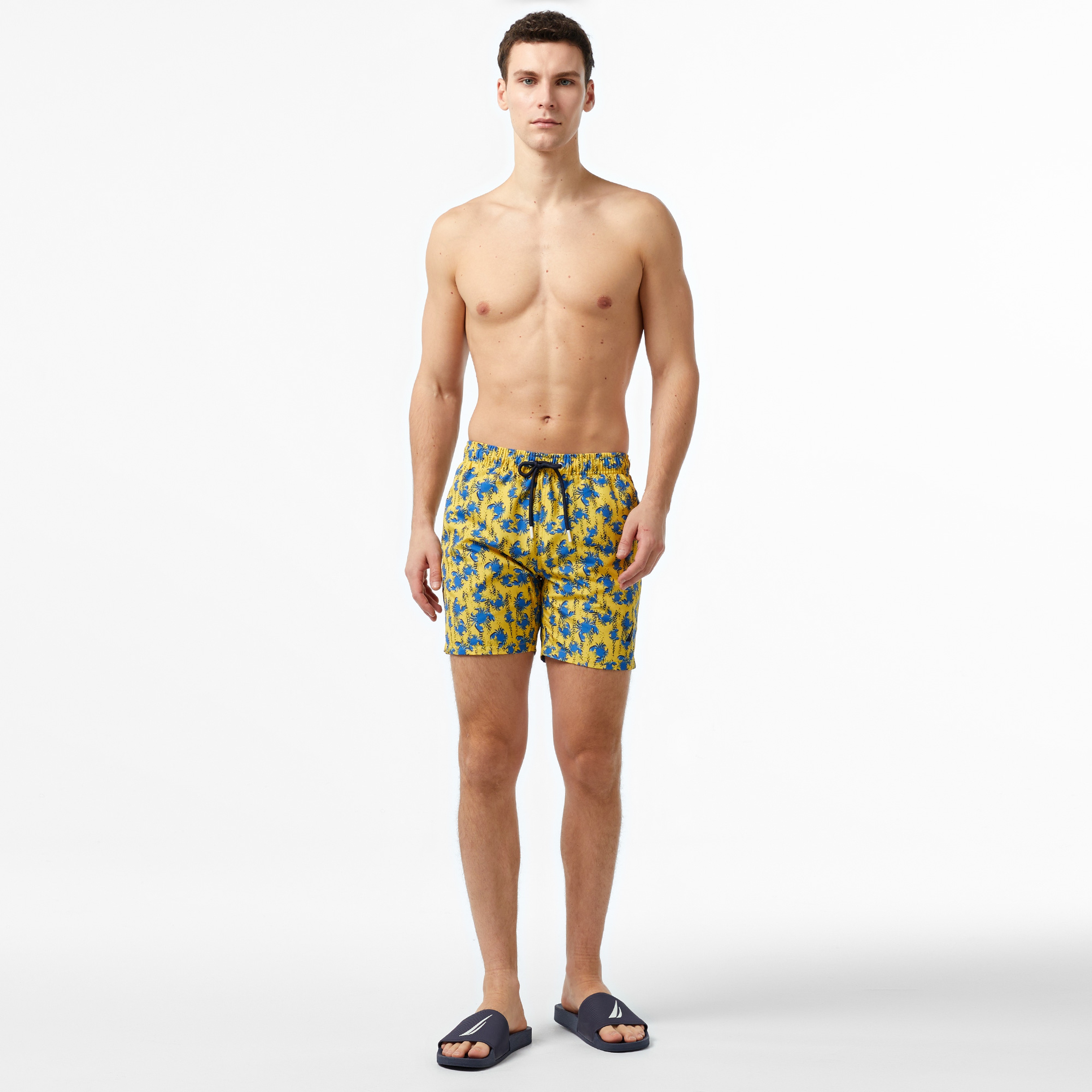 NAUTICA ERKEK SARI STANDART FIT ŞORT MAYO