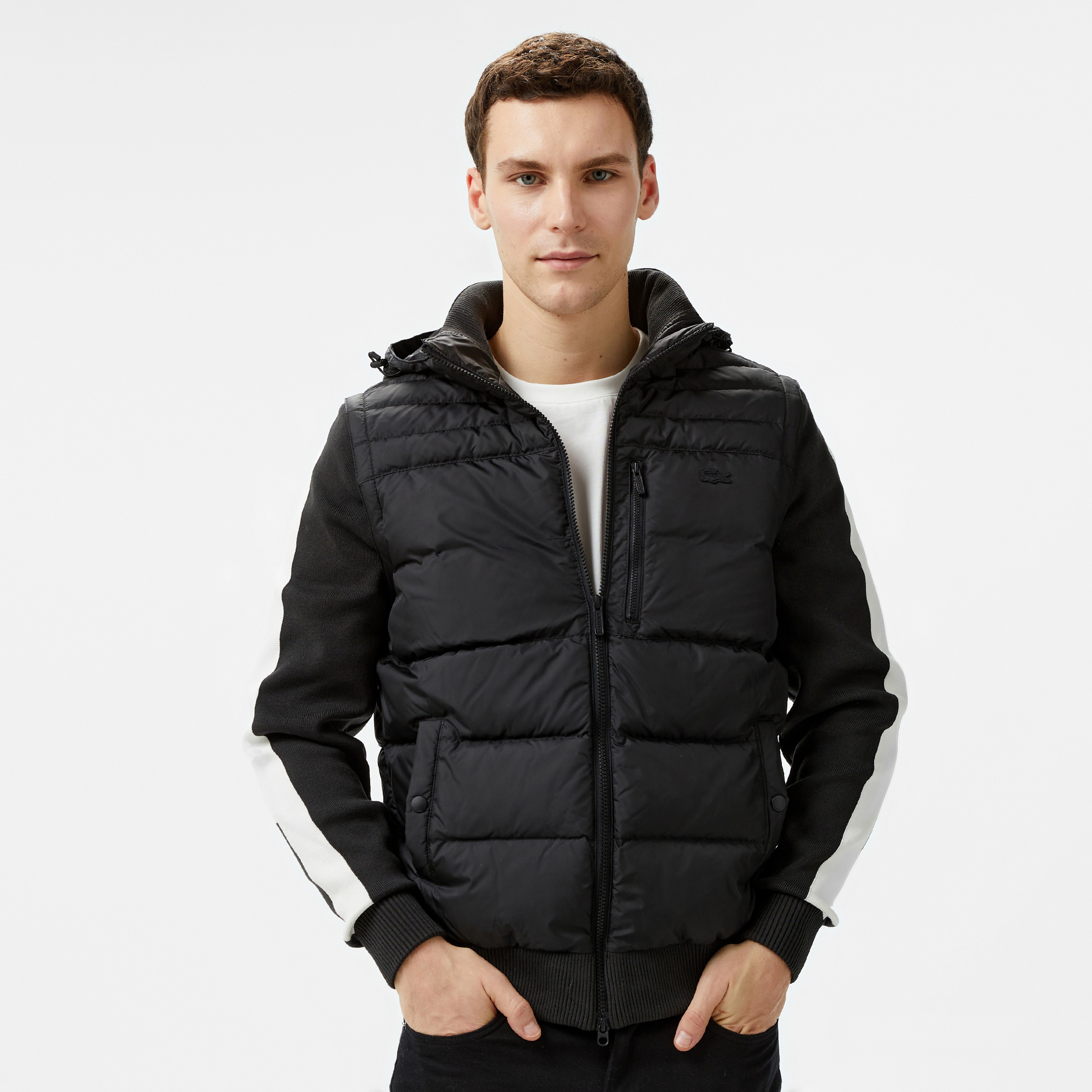 Lacoste Erkek Siyah Mont