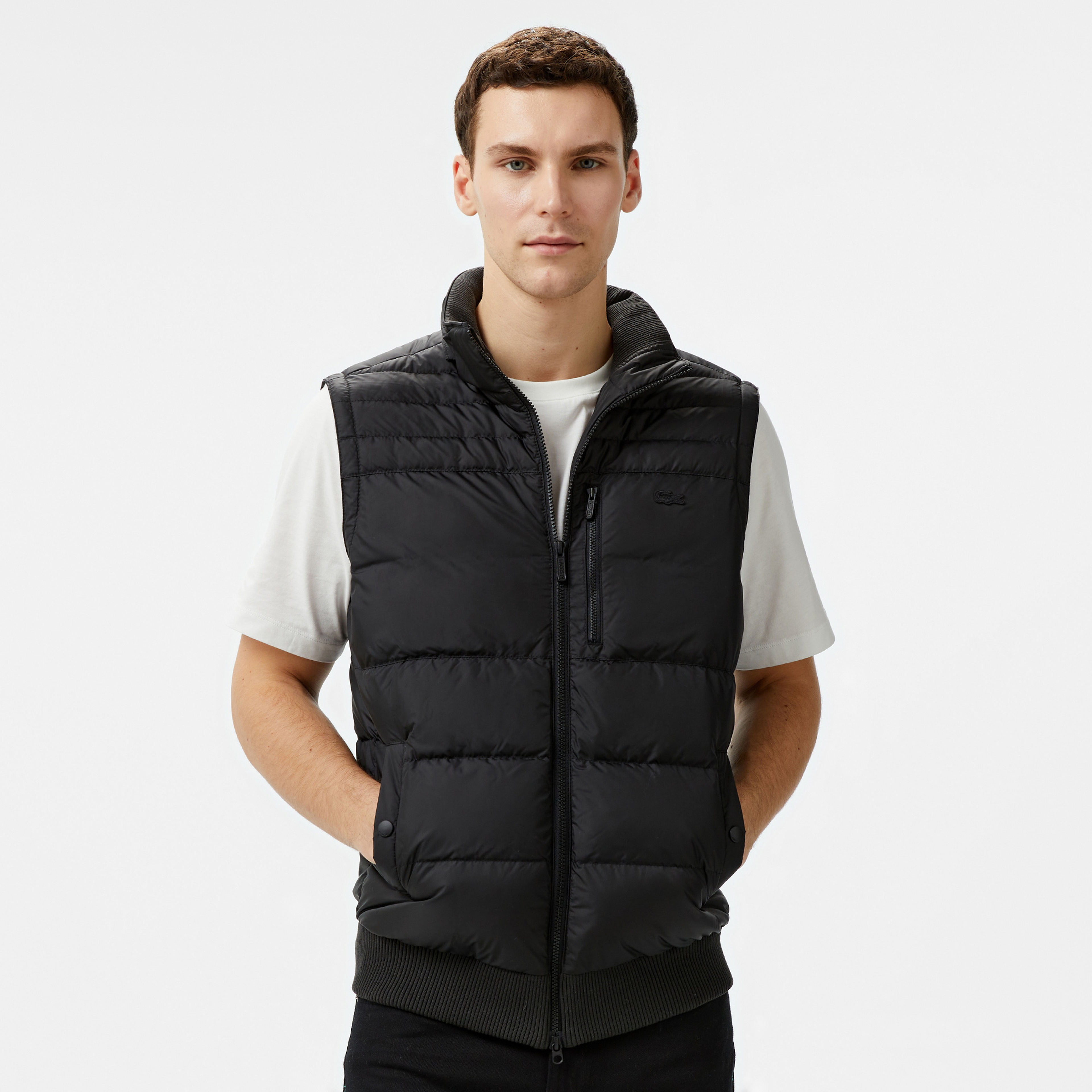 Lacoste Erkek Siyah Mont