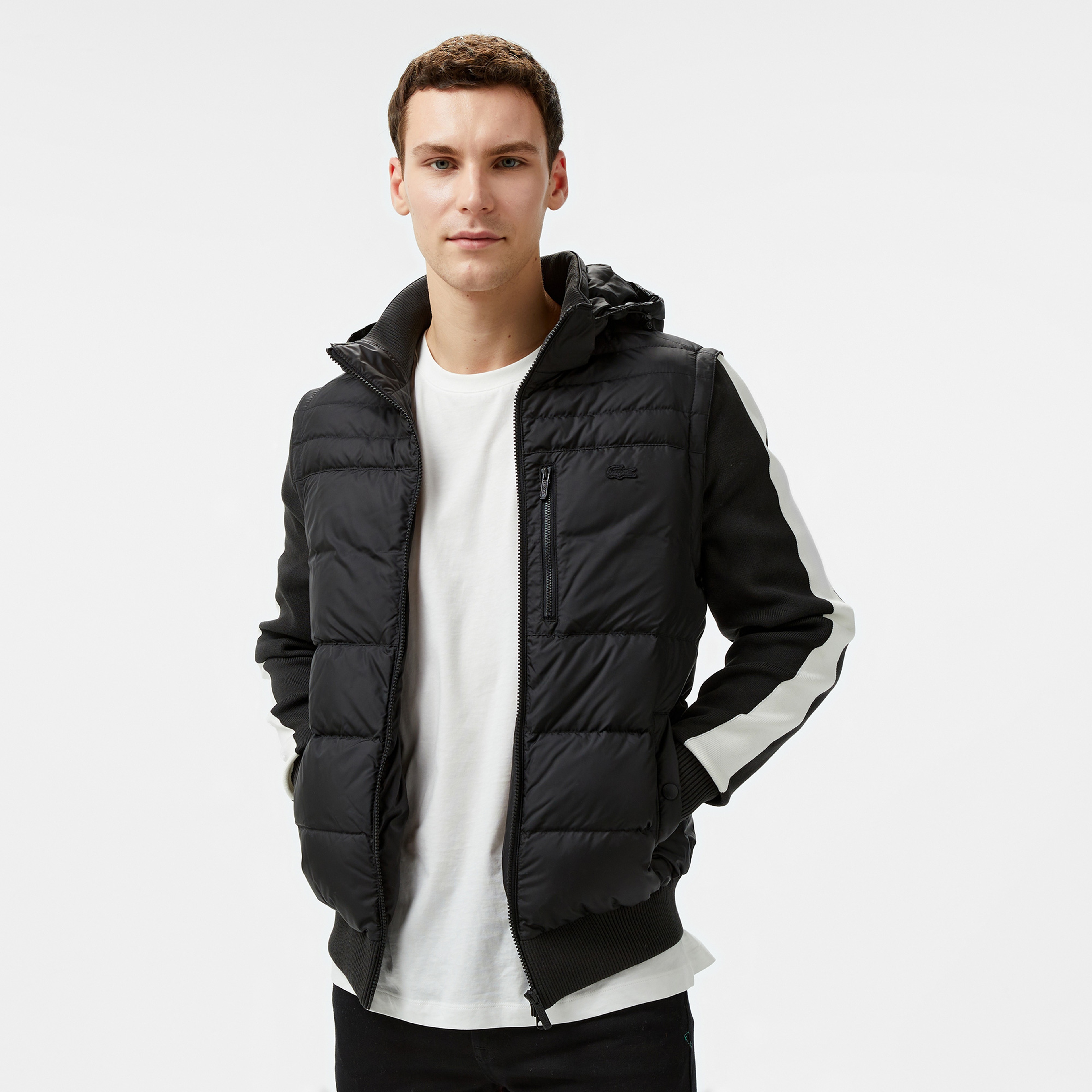 Lacoste Erkek Siyah Mont