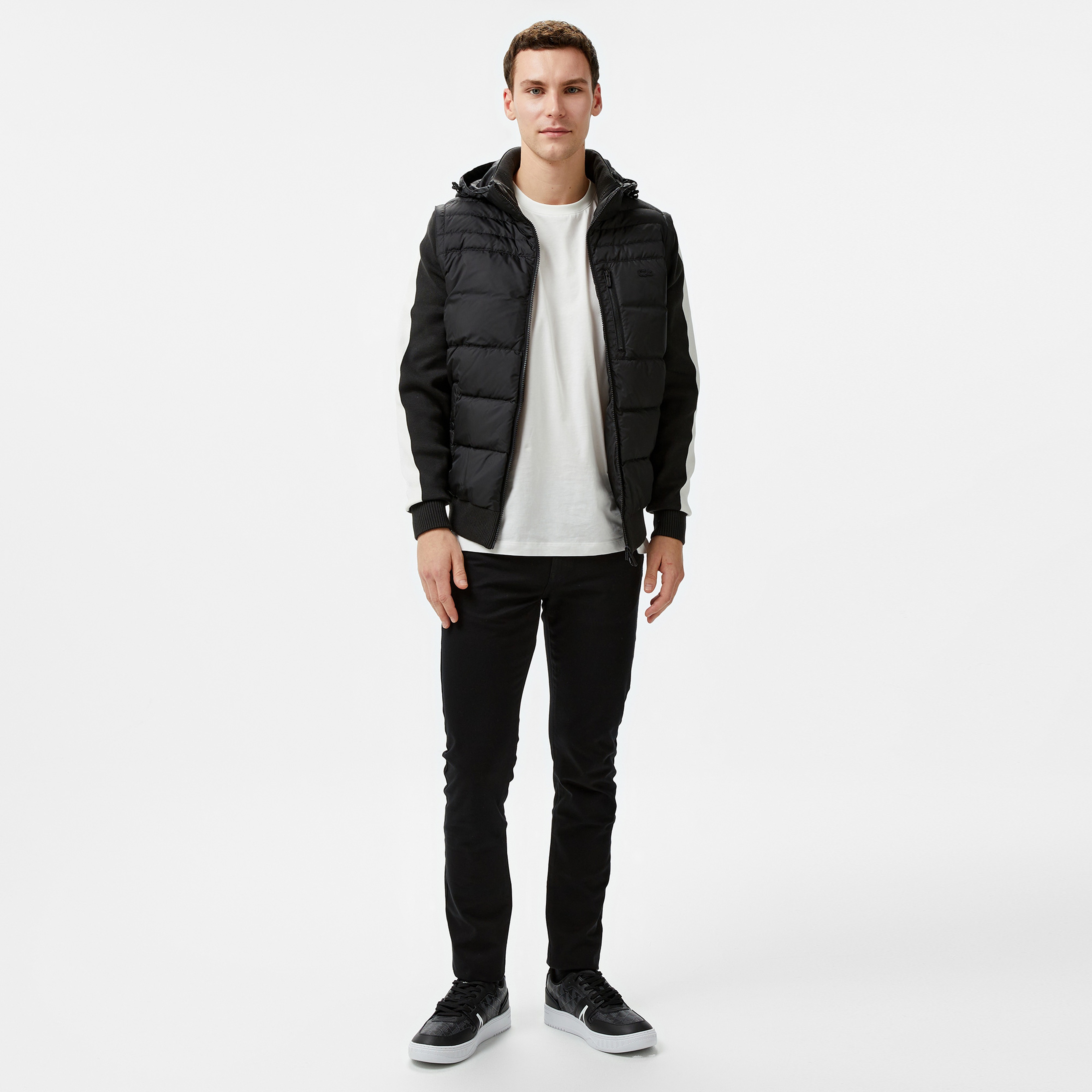 Lacoste Erkek Siyah Mont