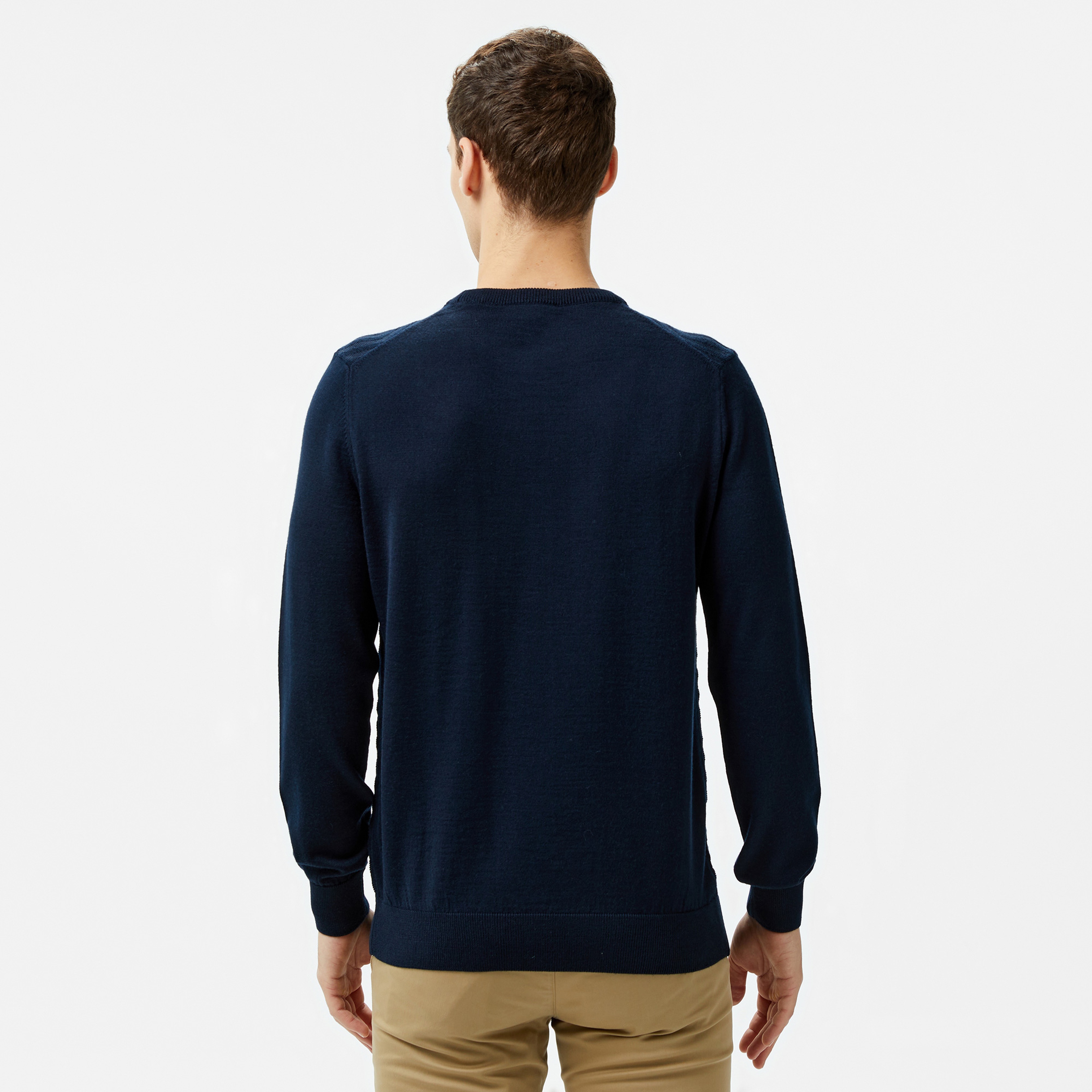 Lacoste Erkek Lacivert Triko