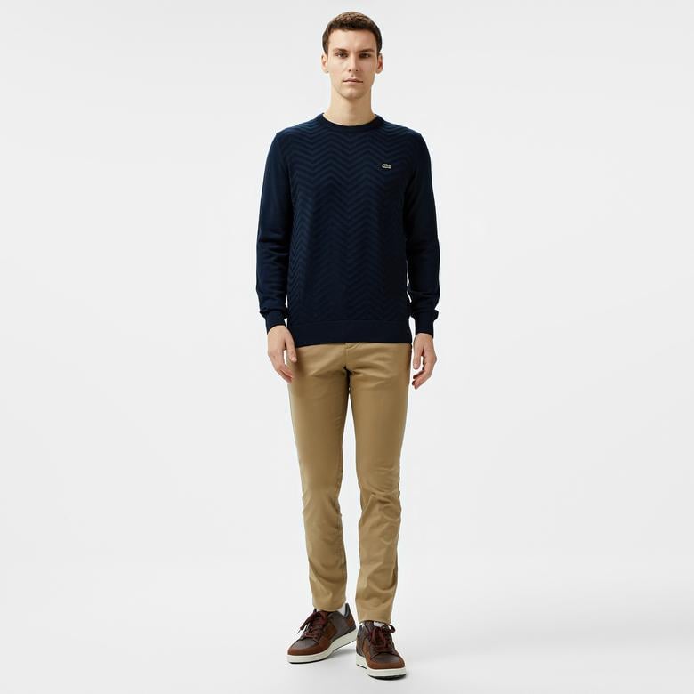 Lacoste Erkek Lacivert Triko