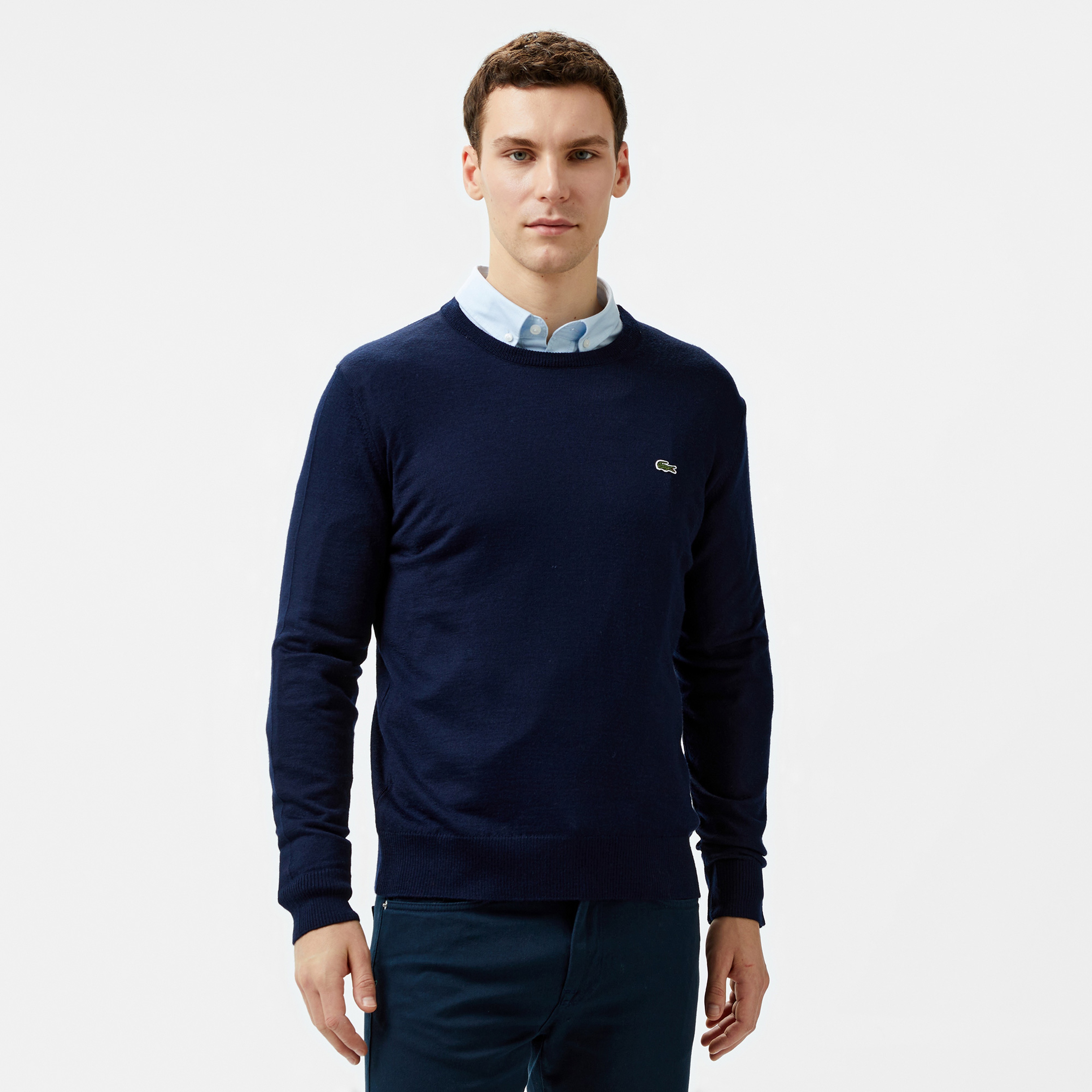 Lacoste Erkek Lacivert Triko