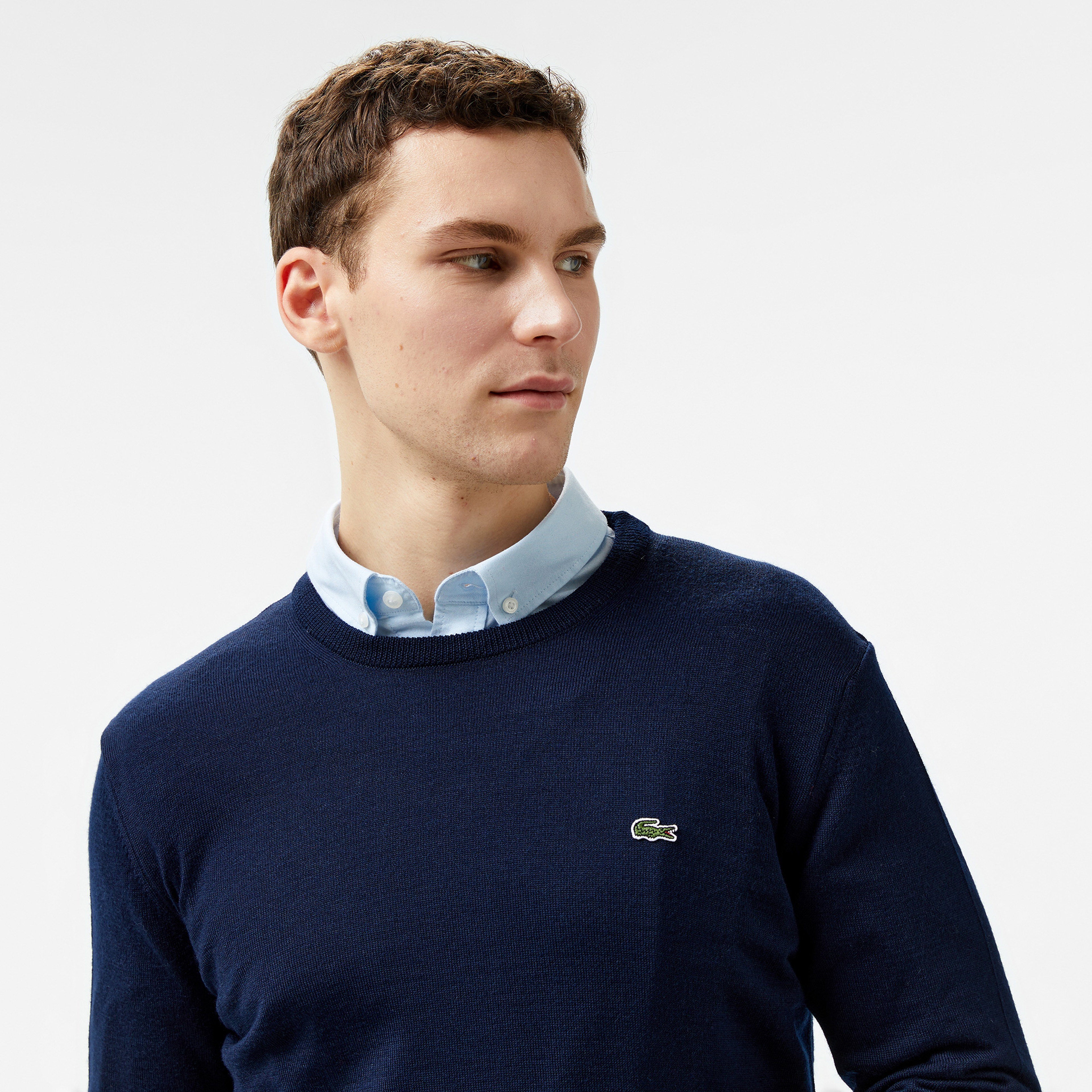 Lacoste Erkek Lacivert Triko