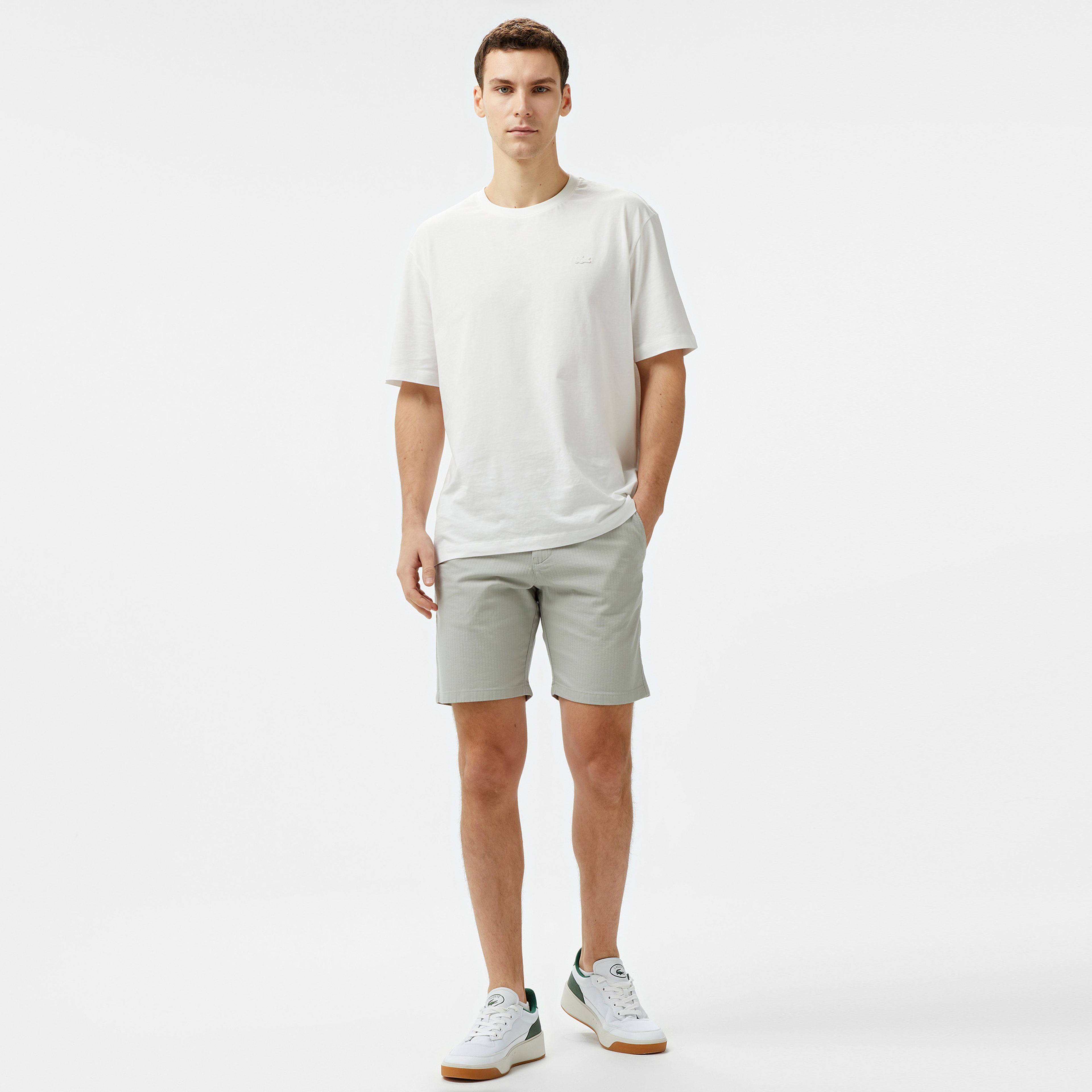 Lacoste Erkek Gri Şort