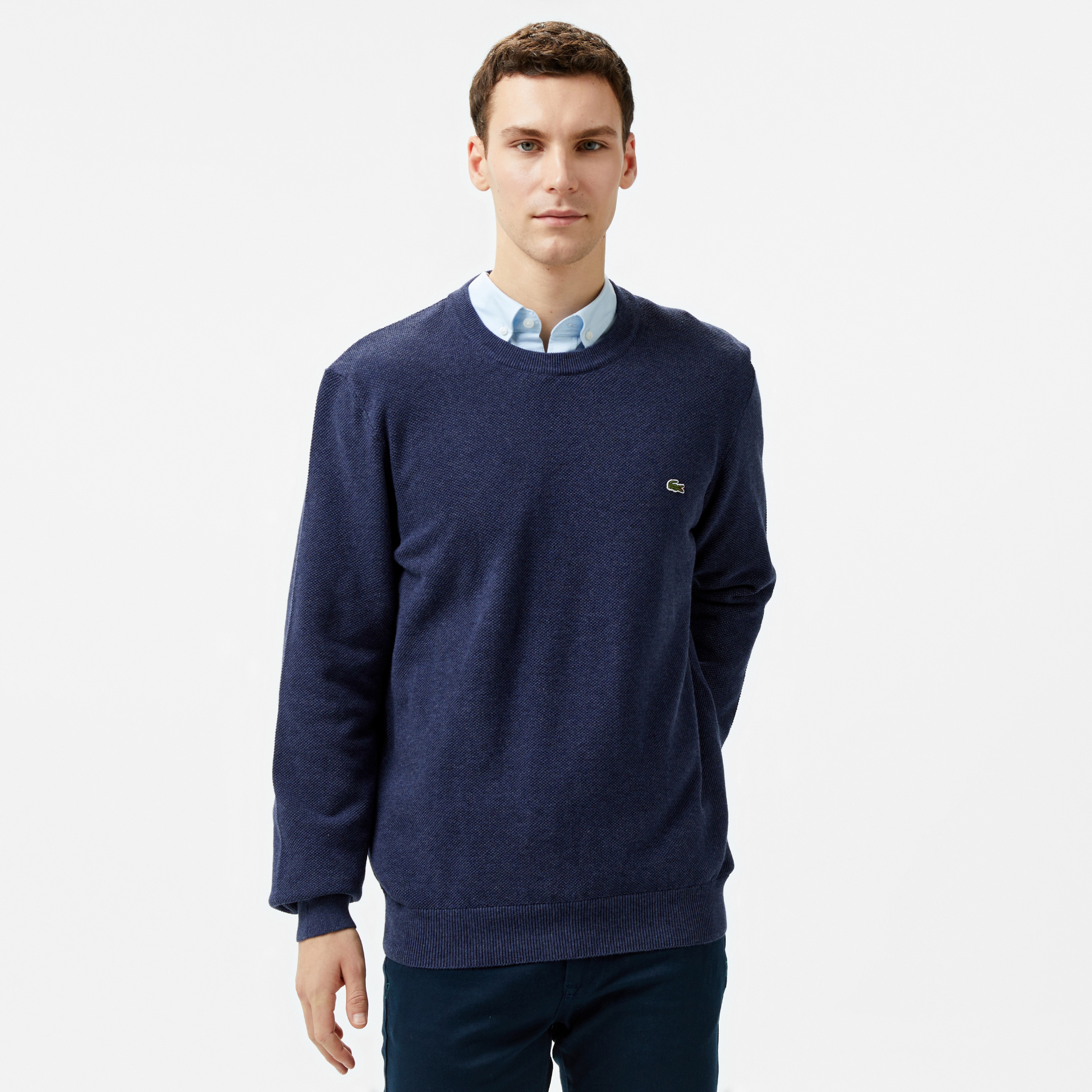 Lacoste Erkek Lacivert Triko