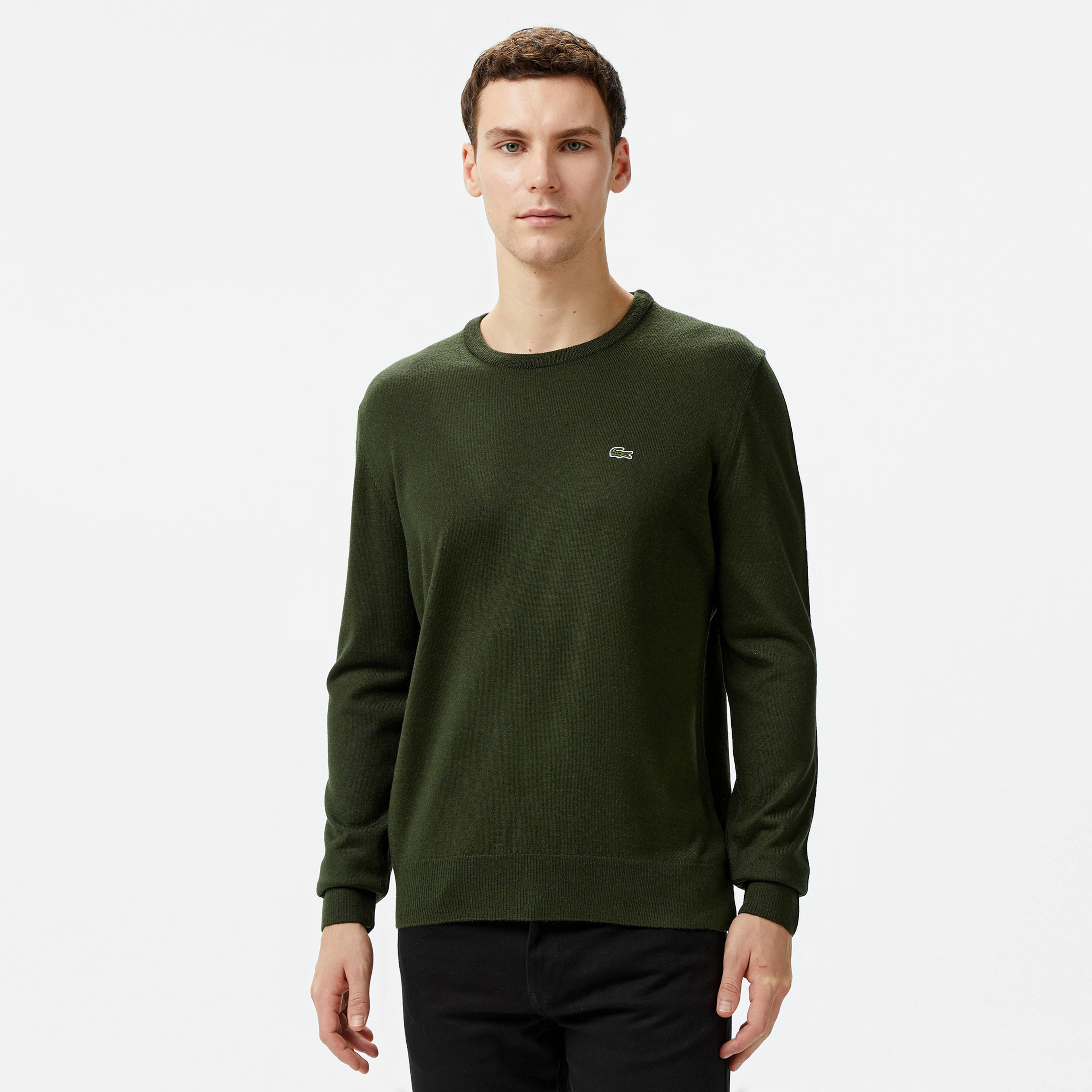Lacoste Erkek Gri Triko