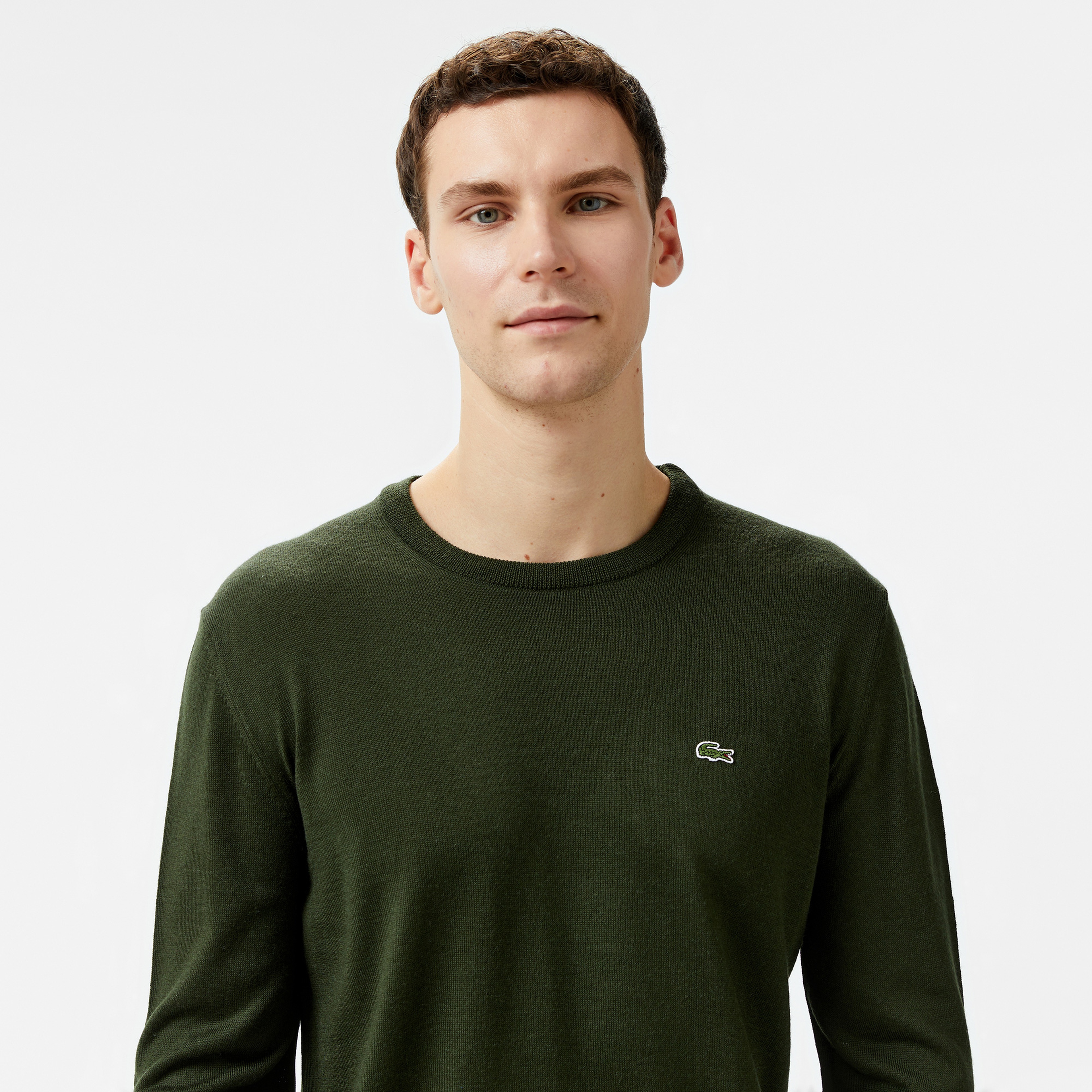 Lacoste Erkek Gri Triko