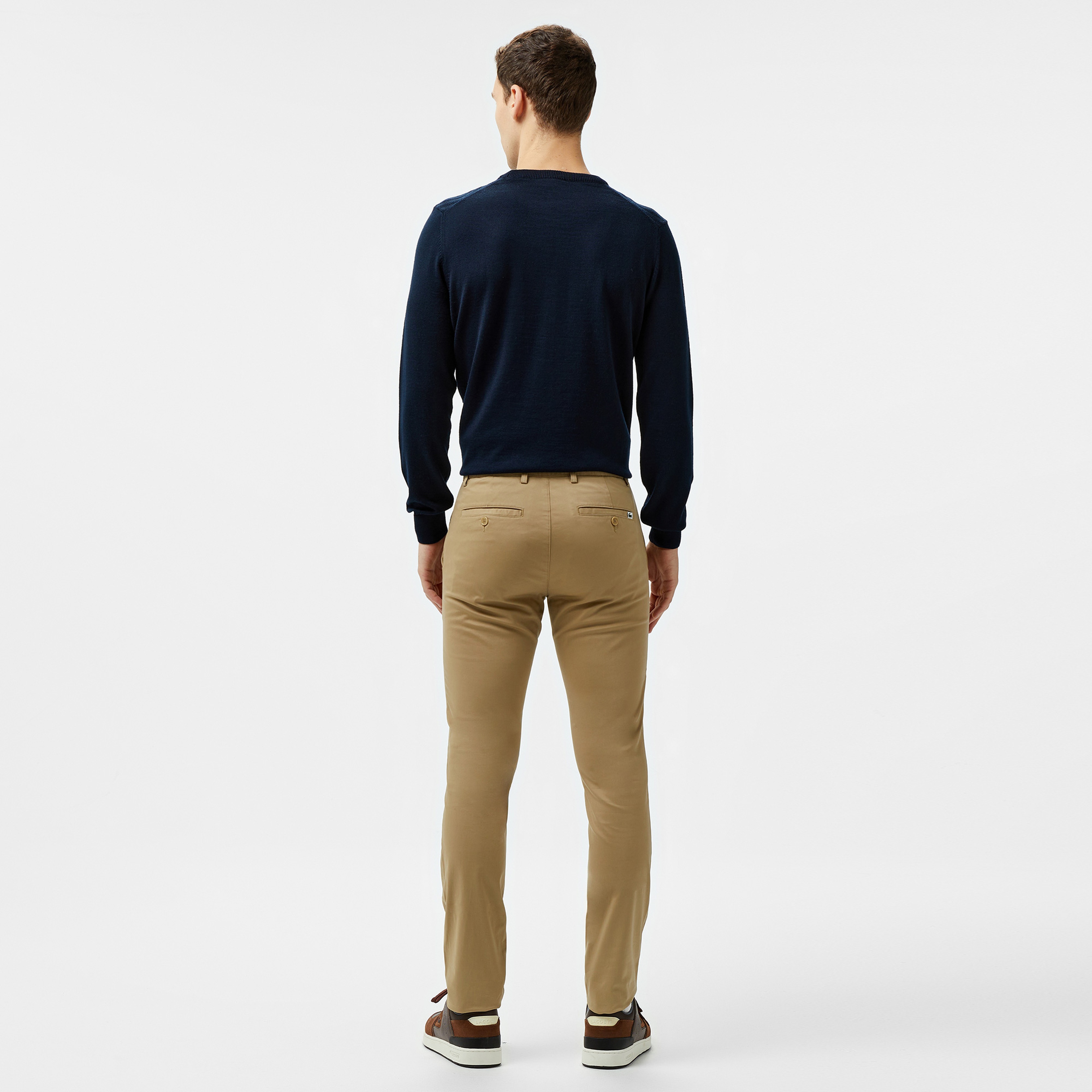 Lacoste Erkek Krem Pantolon