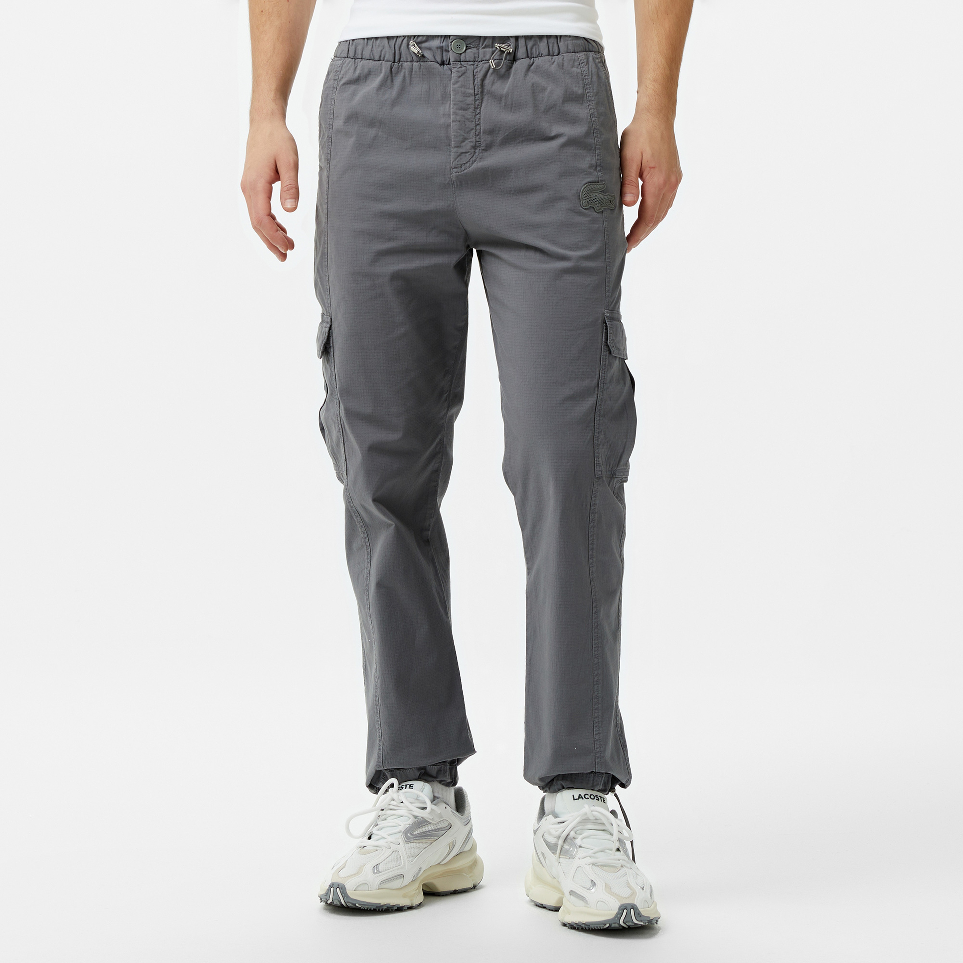 Lacoste House of SuperStep X Lacoste Erkek Gri Pantolon