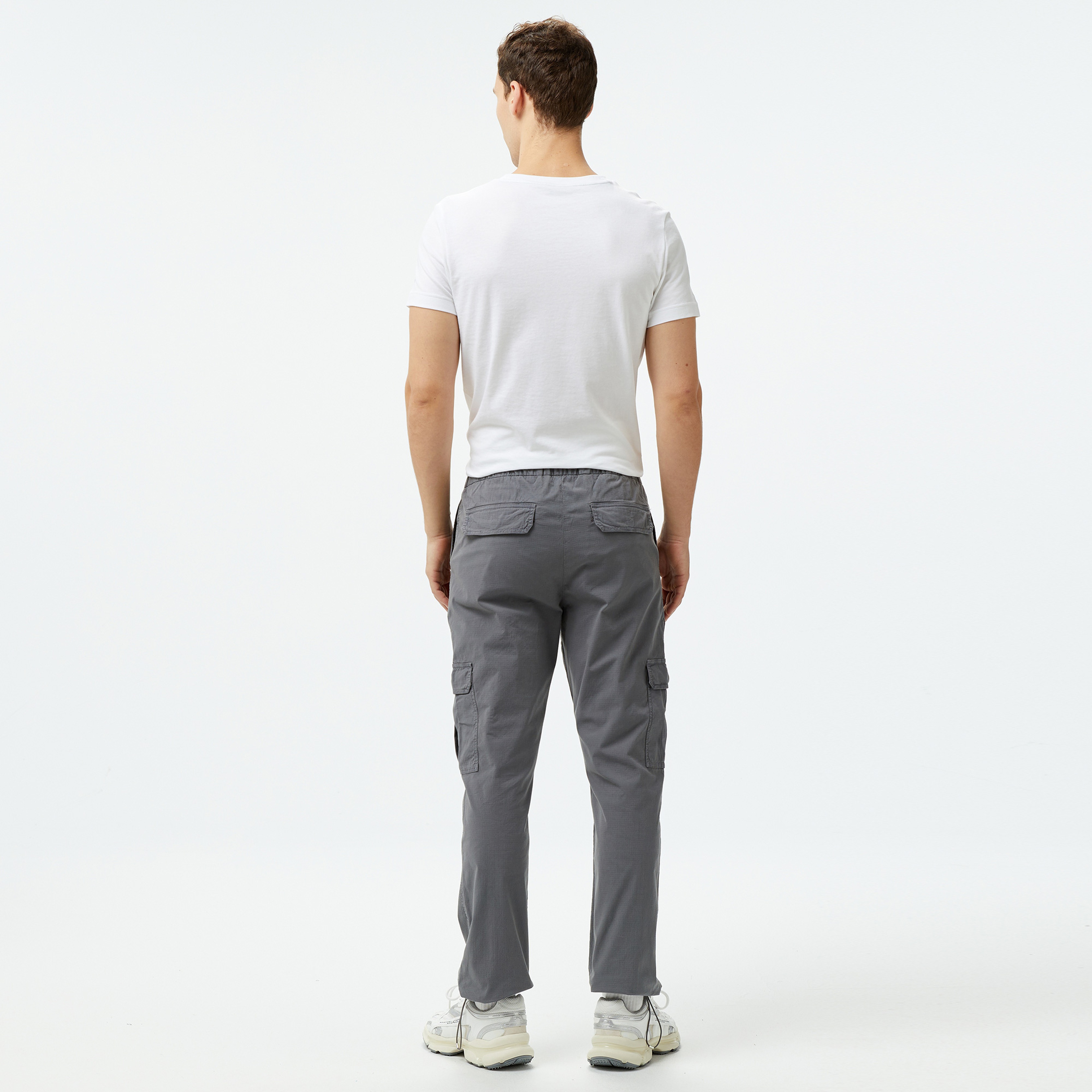 Lacoste House of SuperStep X Lacoste Erkek Gri Pantolon