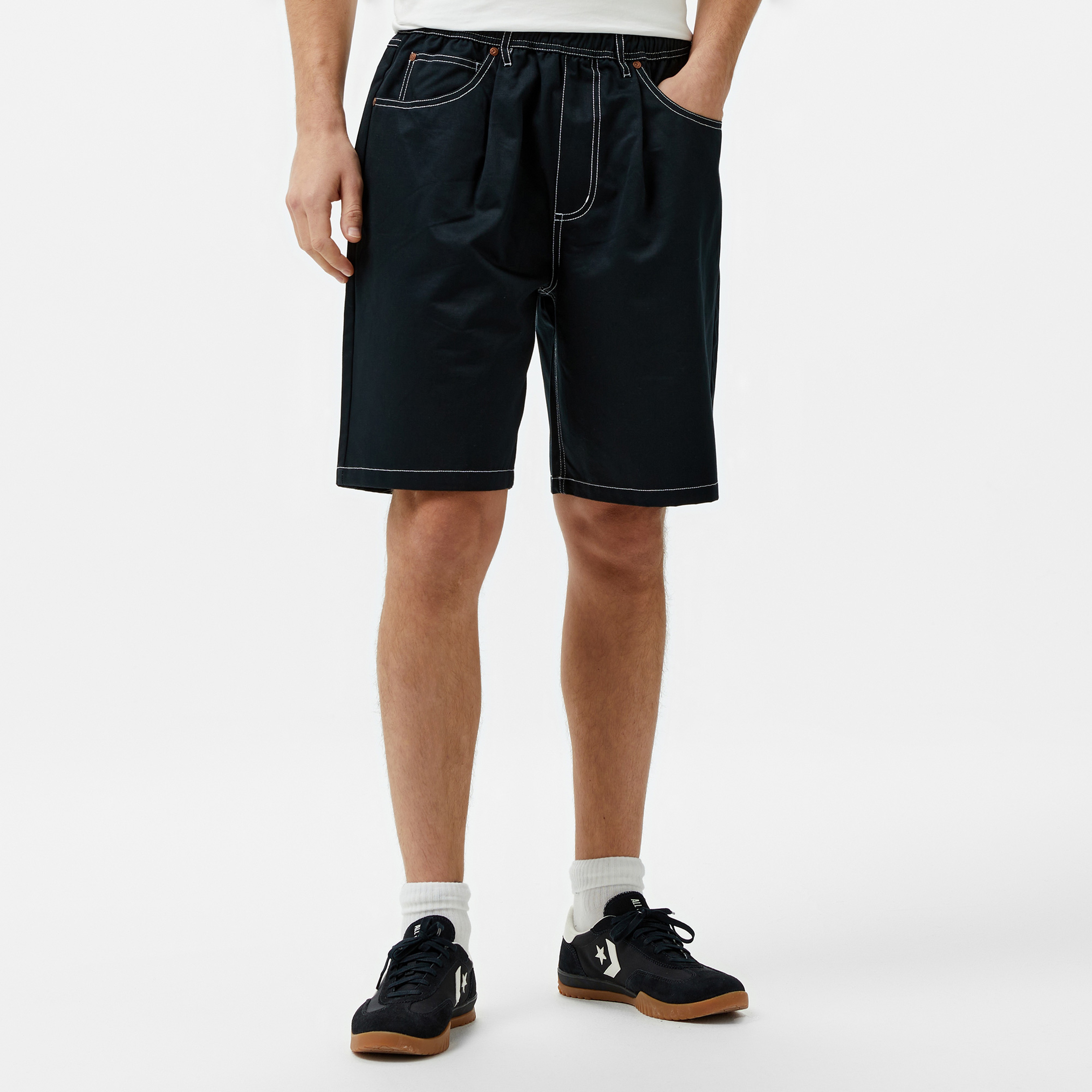 Converse 5 Pocket Baggy Erkek Siyah Şort