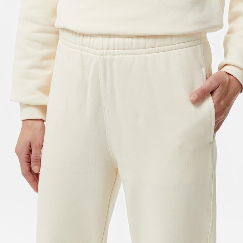 Kadın Straight Fit Krem Eşofman Altı