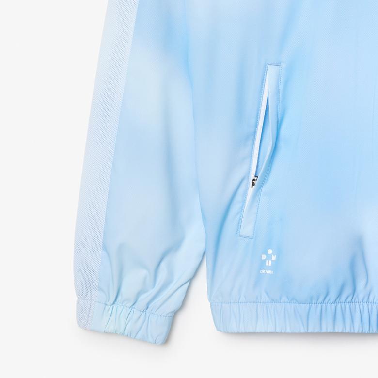 DANIIL MEDVEDEV Erkek Regular Fit Dik Yaka Desenli Mavi Eşofman Takımı