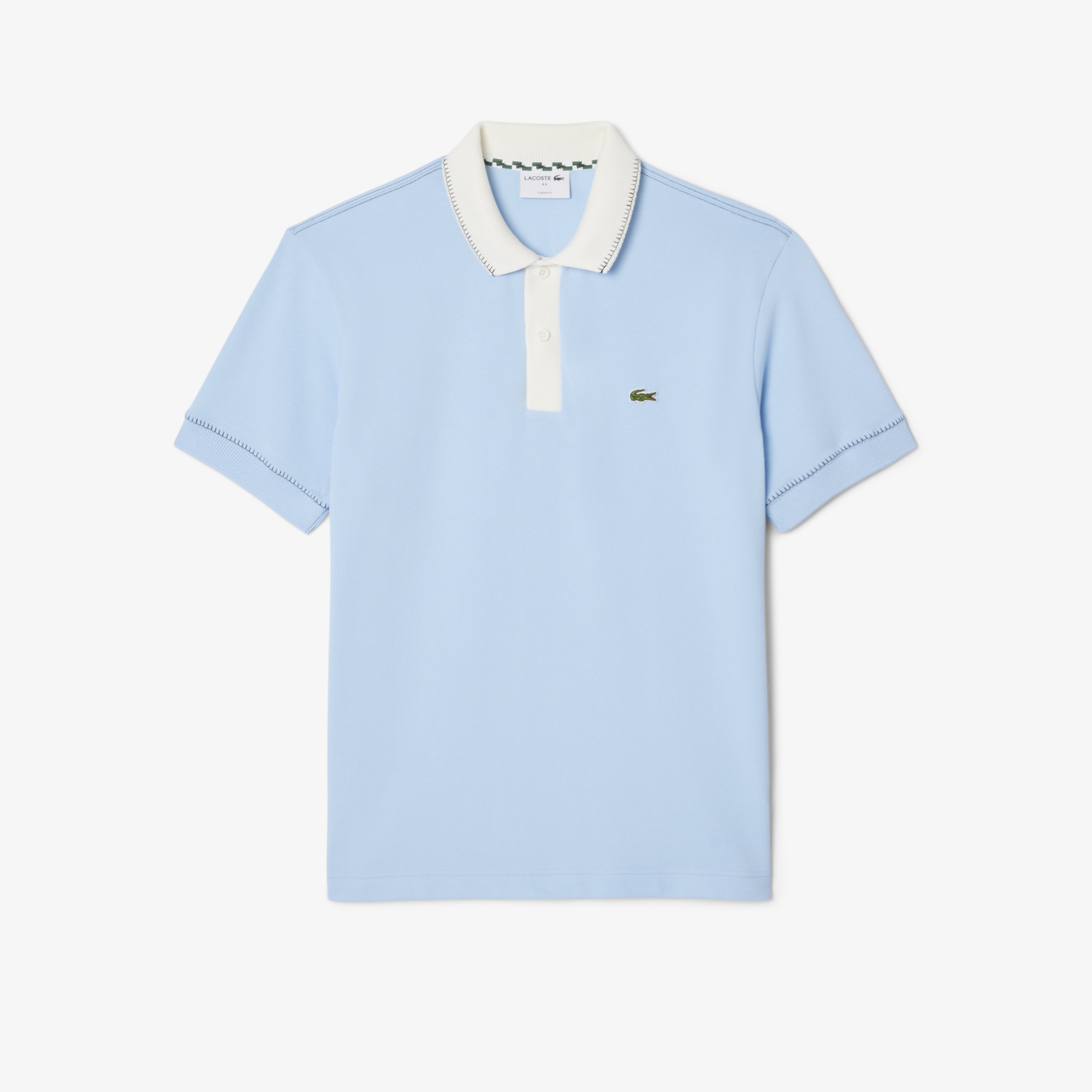 Erkek Classic Fit Mavi Polo