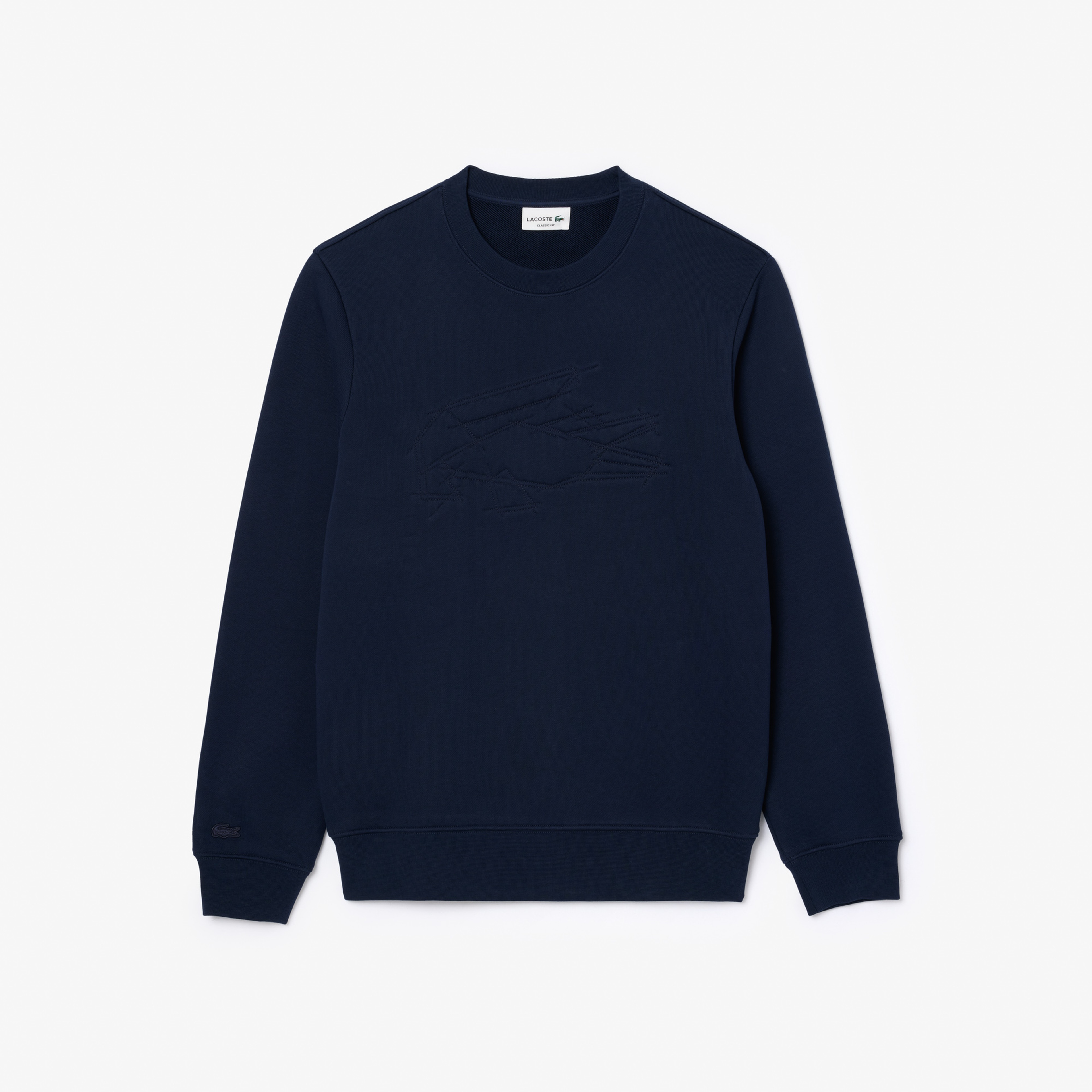 Erkek Classic Fit Bisiklet Yaka Lacivert Sweatshirt