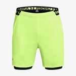 Under Armour Vanish Voven 2in1 Erkek Sarı Antrenman Şortu