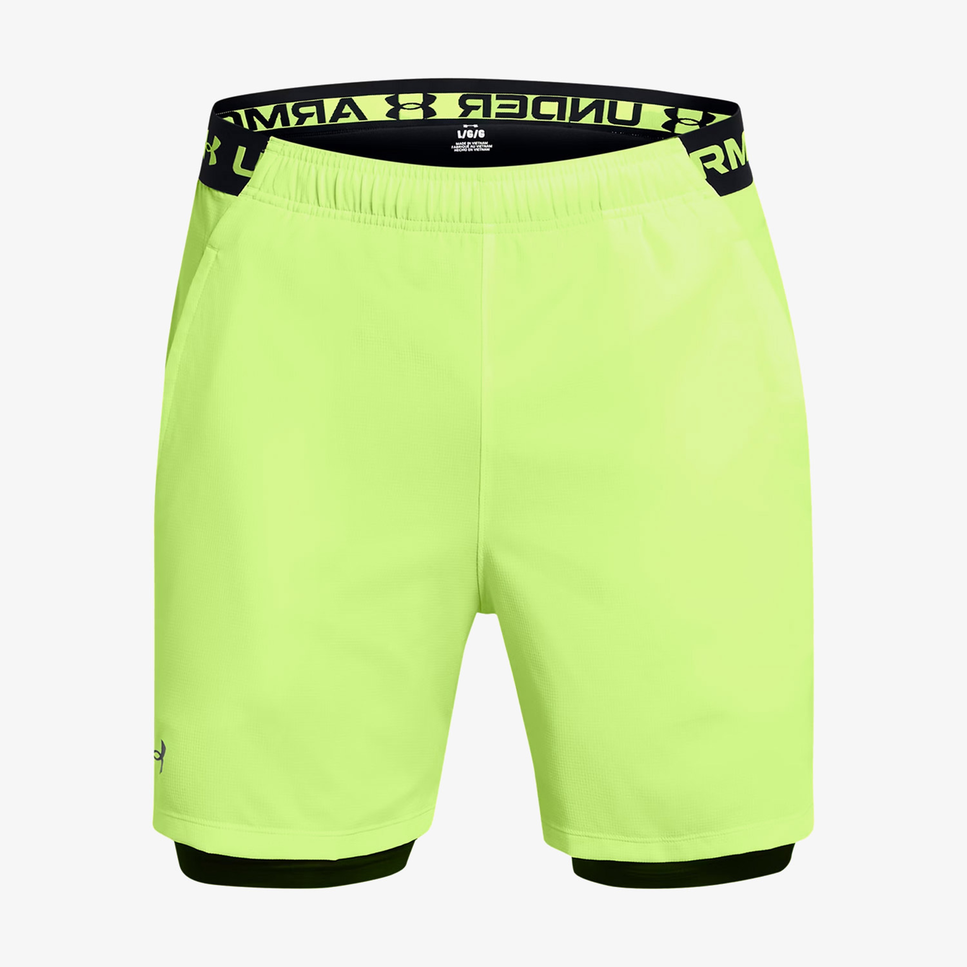 Under Armour Vanish Voven 2in1 Erkek Sarı Antrenman Şortu