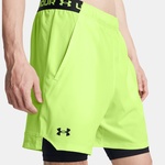 Under Armour Vanish Voven 2in1 Erkek Sarı Antrenman Şortu