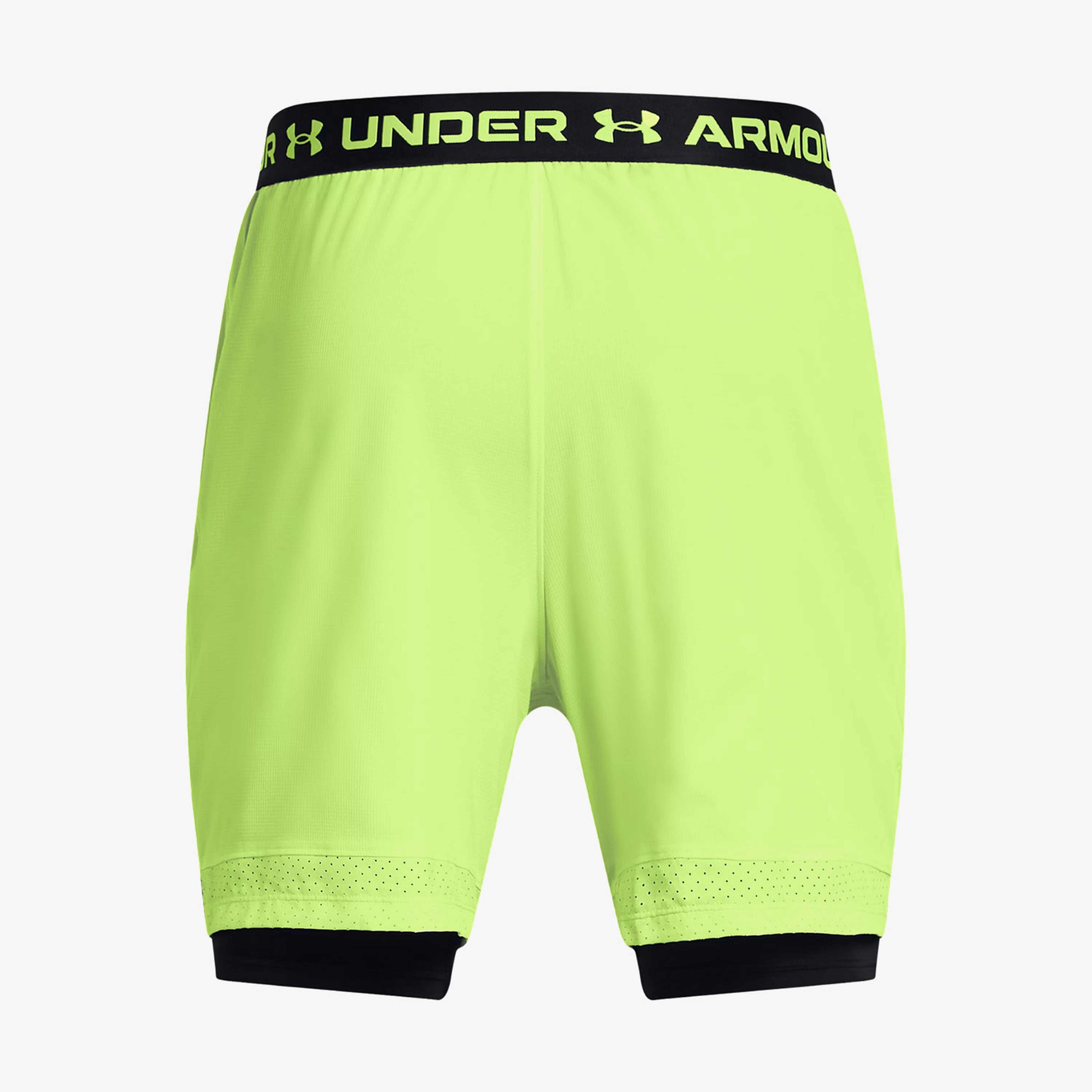 Under Armour Vanish Voven 2in1 Erkek Sarı Antrenman Şortu
